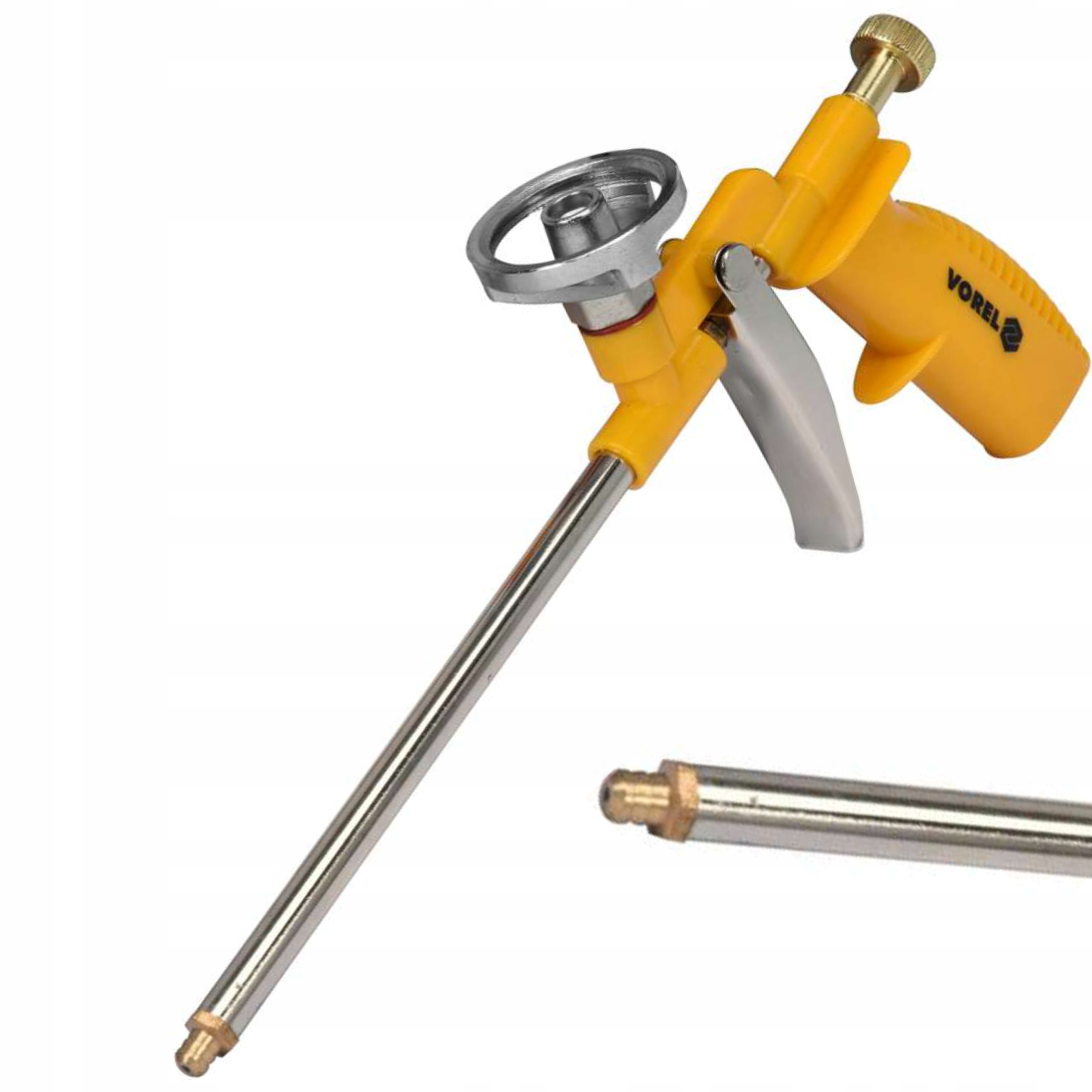 

Vorel Pistolet Pianki Montażowej Dysza Mosiężna