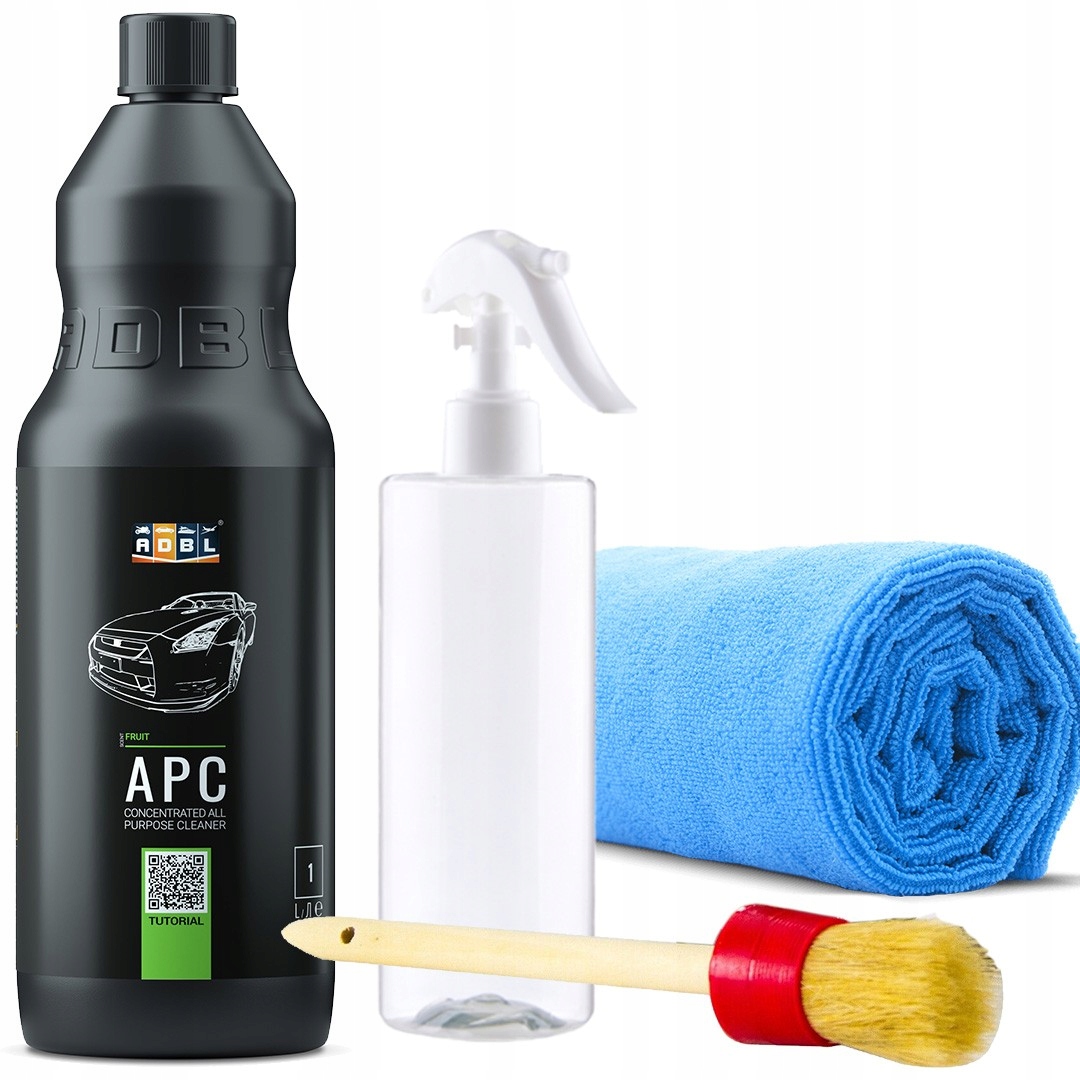 

Zestaw Adbl Apc 1L, butelka,pędzelek, ściereczka