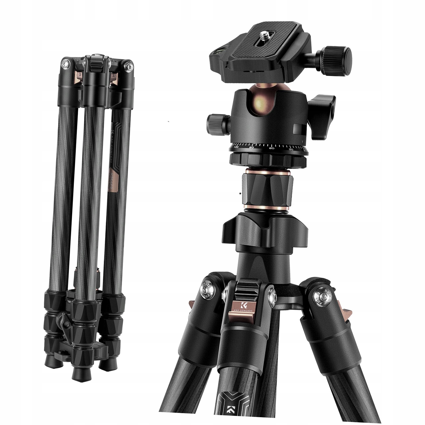 Statyw K&f Concept K-series K254C2 Carbon z głowicą kulową