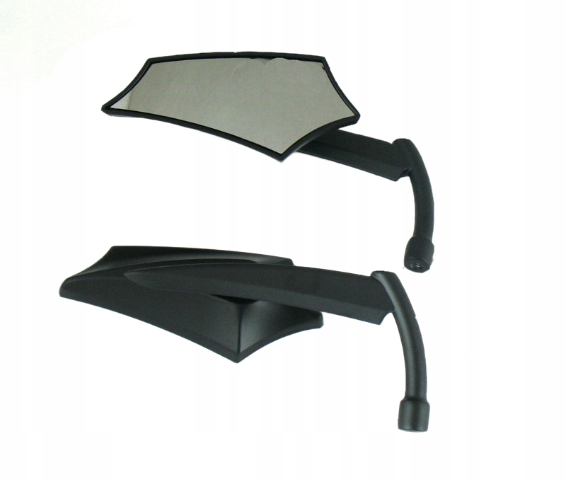 LUSTERKA RAZOR CZARNY MATT METALOWE CHOPPER CUSTOM