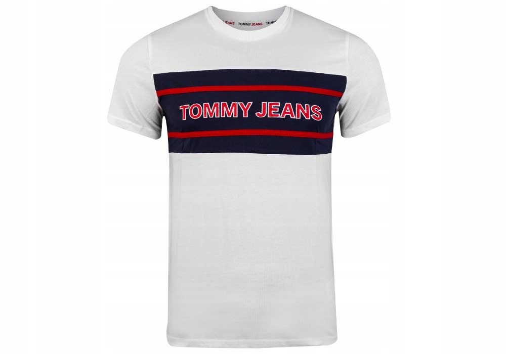 

Tommy Hilfiger Koszulka Męska T-shirt White r. L