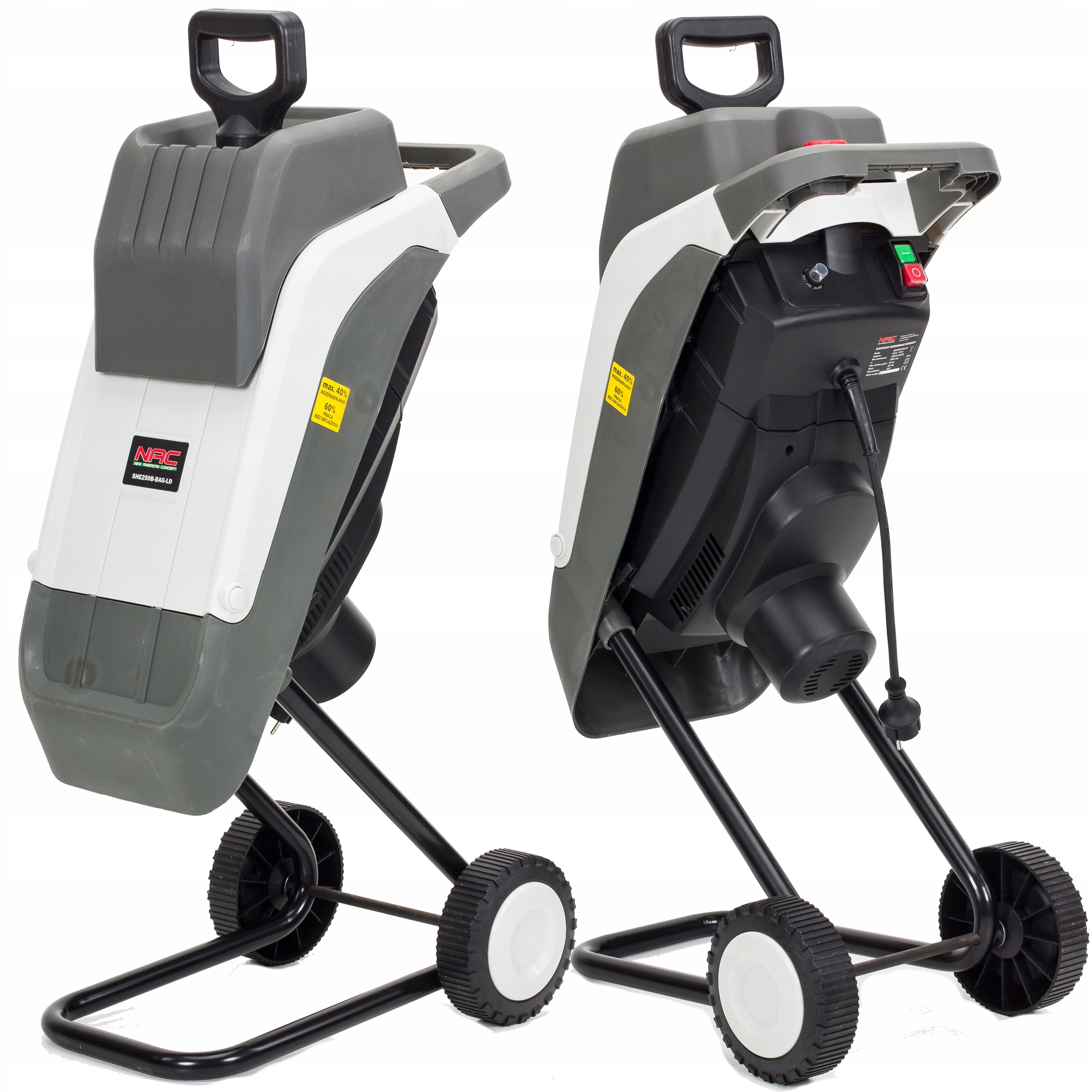 Elektrický Drvič Konárov Nac SHE250B-BAG-LD2 2500W 45mm kotúčový