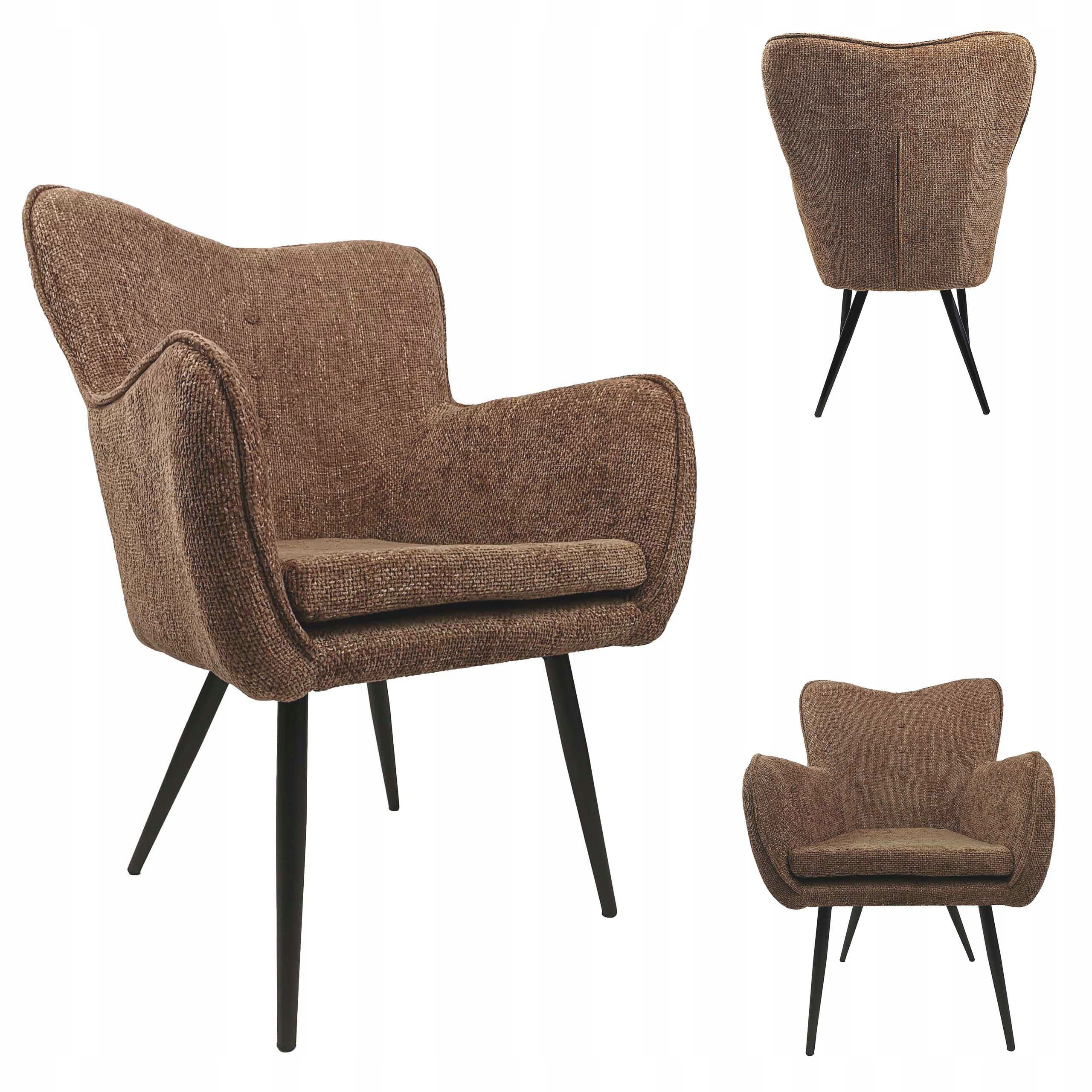 FOTEL USZAK STYL SKANDYNAWSKI STYL DO SYPIALNI SALONU+PODUSZKA TEDY KOLORY