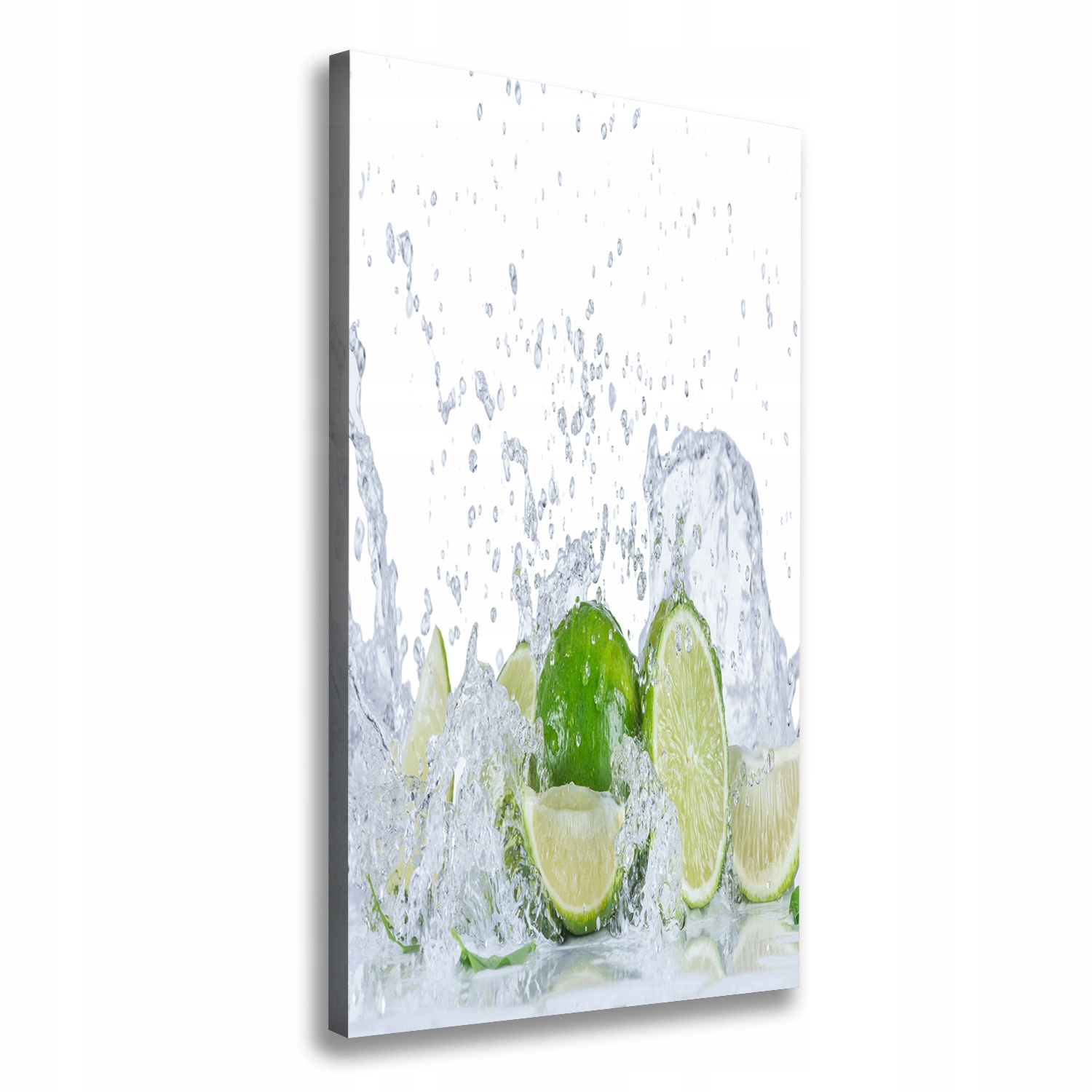 

Nowoczesny obraz canvas na ramie Limonki 50x100 cm