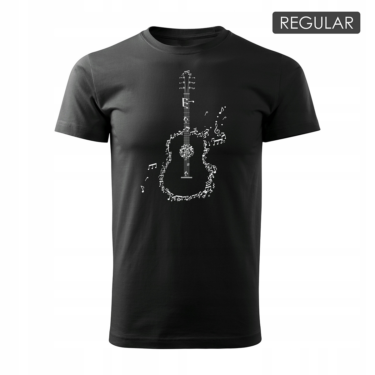 

Koszulka rock rockowa jazz z gitarą dla gitarzysty