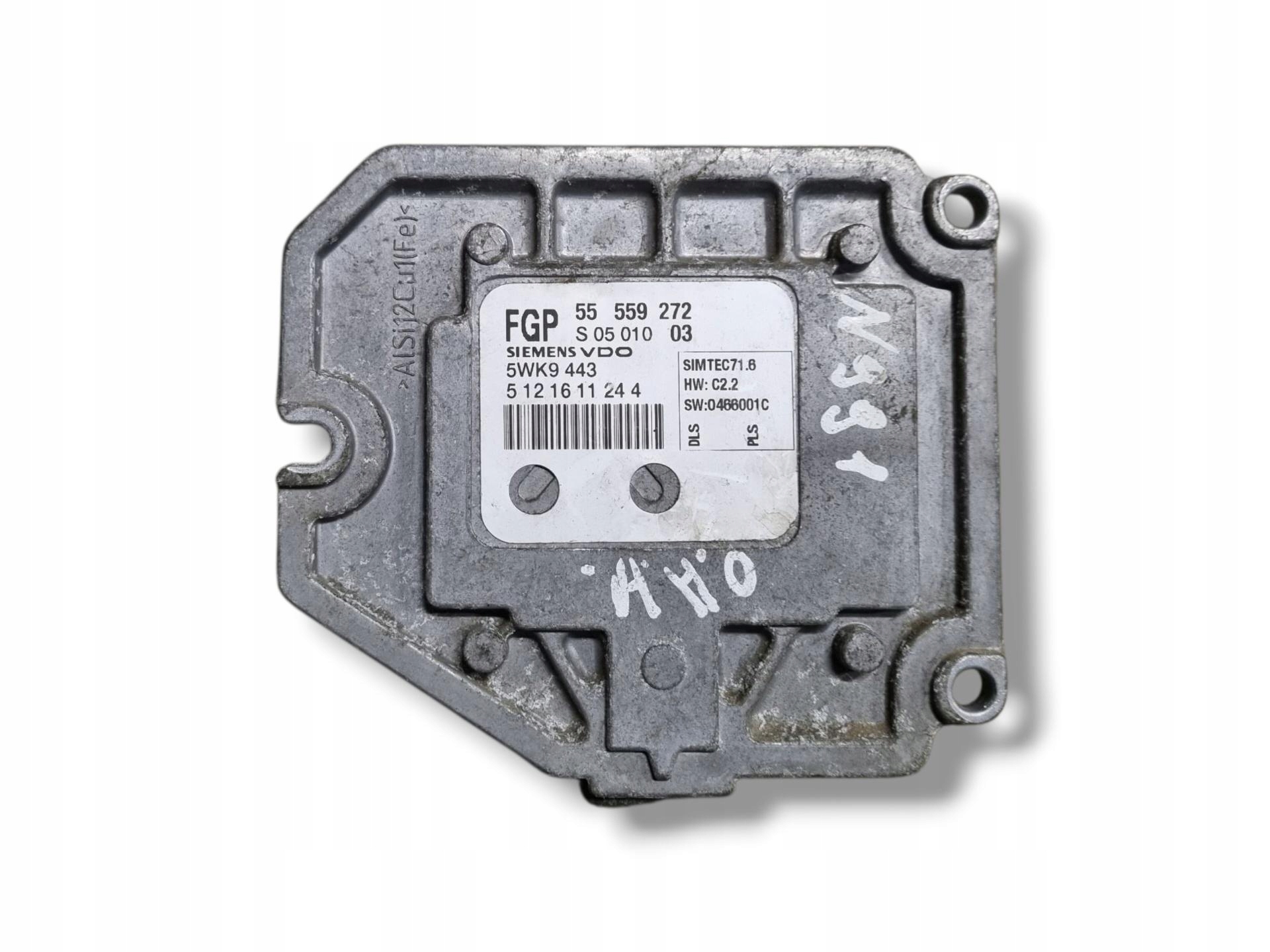 control unit of the engine Opel Astra H 2006 55559272