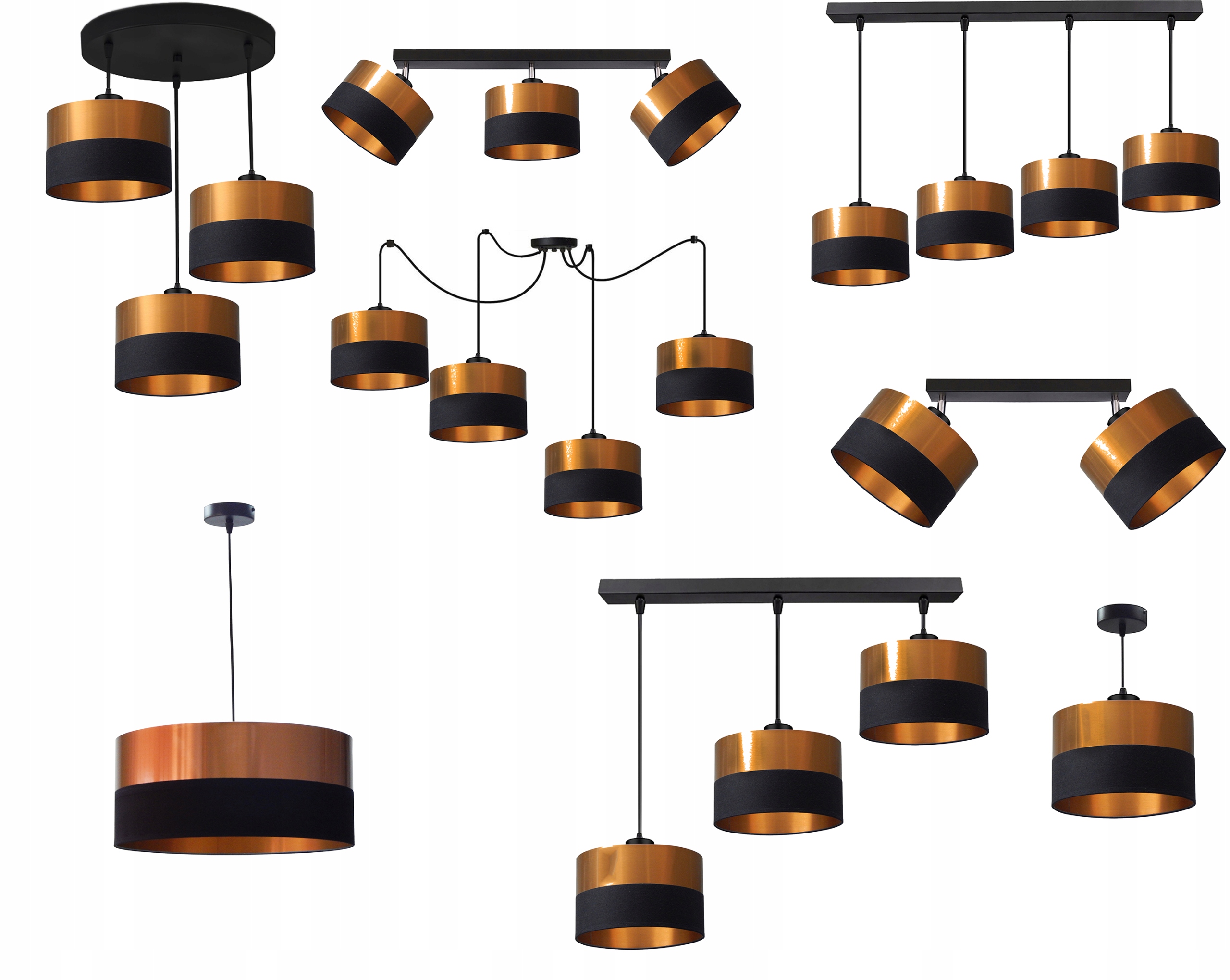 LAMPA PLAFON SUFITOWY PB-3C/M LED, LOFT E27 ABAŻUR Rodzaj plafon