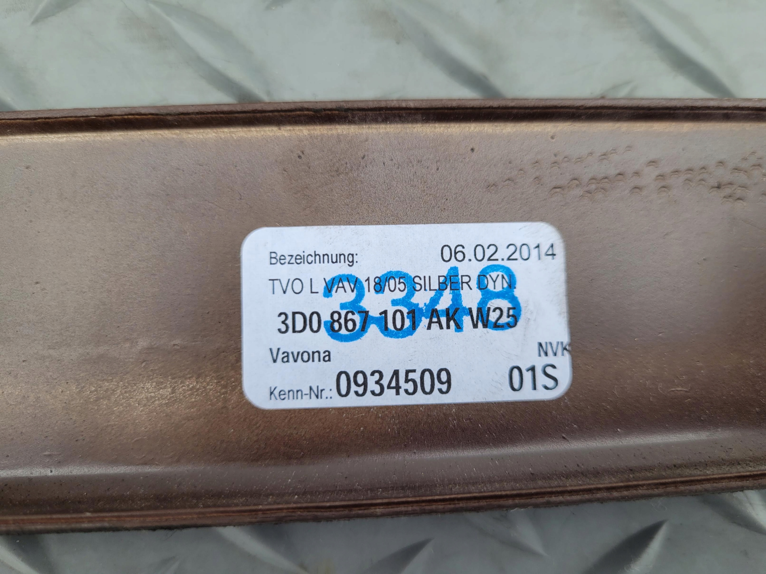 DEKOR moulding door front rear part left right KOMPLET VW PHAETON LIFT