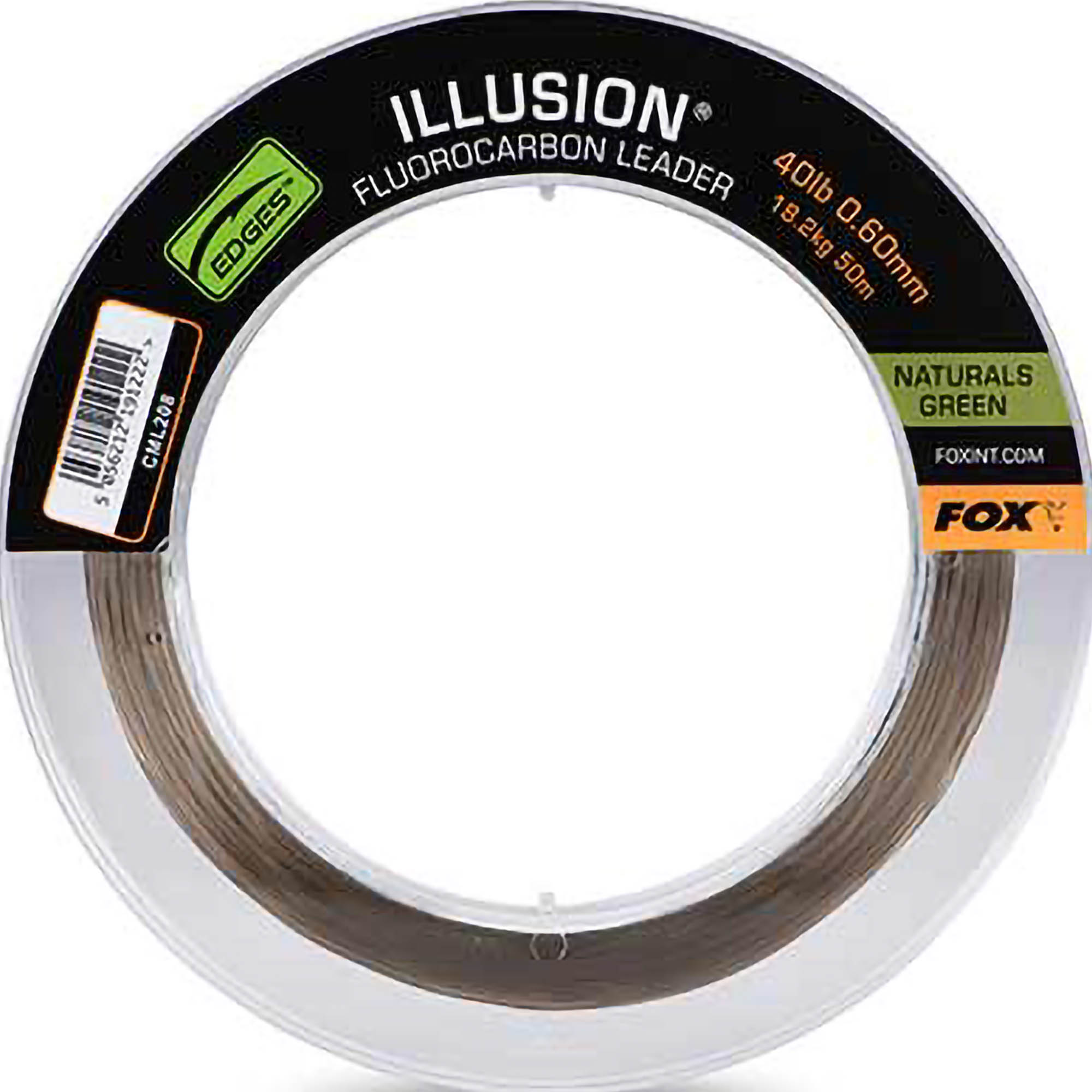 Leader Fluorocarbon pro šípové návazce Fox Illusion 40lb 50 m zelený