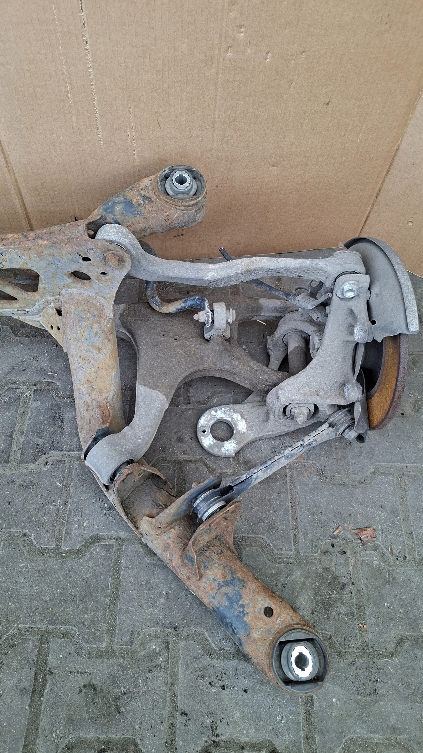 axle beam subframe rear part AUDI A4 B8 2.0TDI