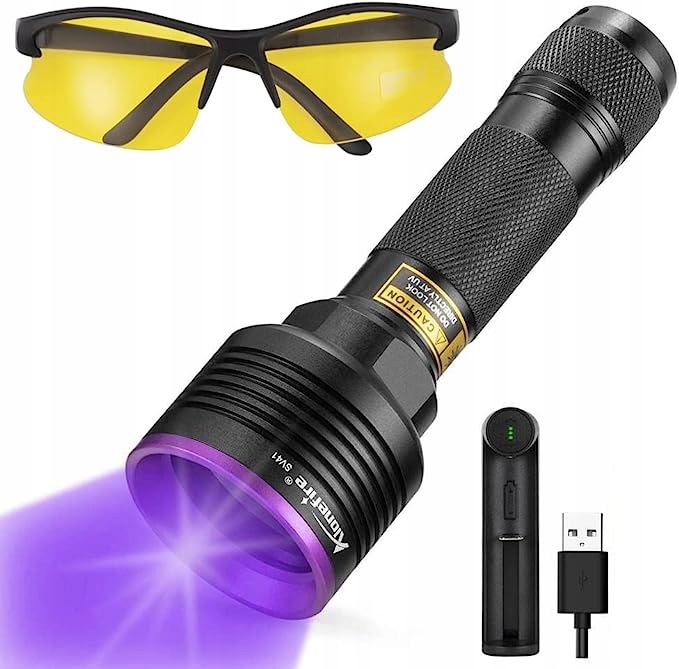 Alonefire latarka Uv SV41 10W Akumulatorowe 395 nm