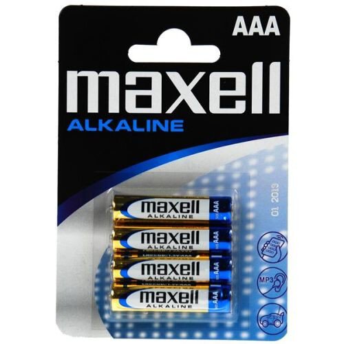 

Baterie Alkaliczne Maxell Alkaline Aaa 4 Sztuki