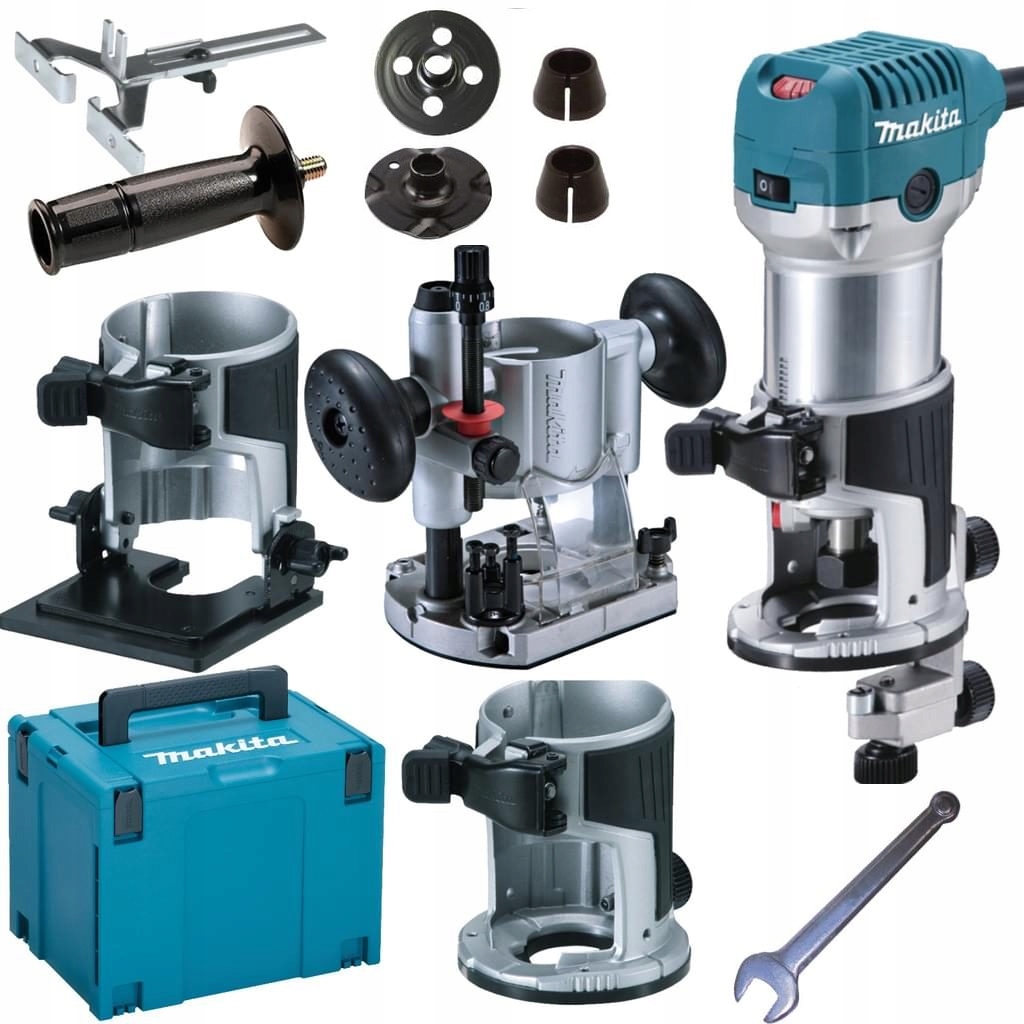 

Makita Frezarka RT0700CX2J 710W Szablon walizka