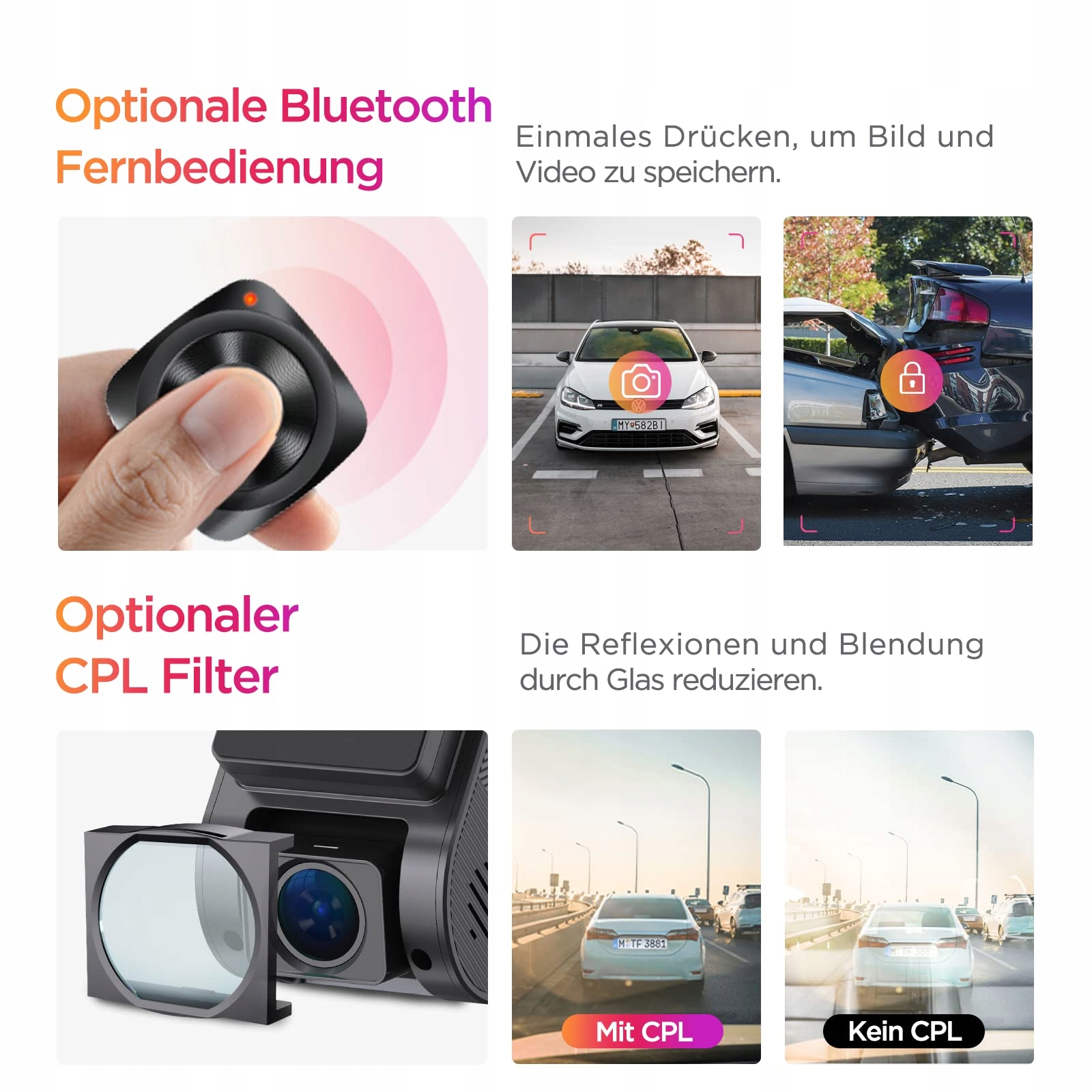 VIOFO Kamera Samochodowa A119 Mini 2 2K 60fps HDR GPS Wi-Fi STARVIS 2 — miniatura 8