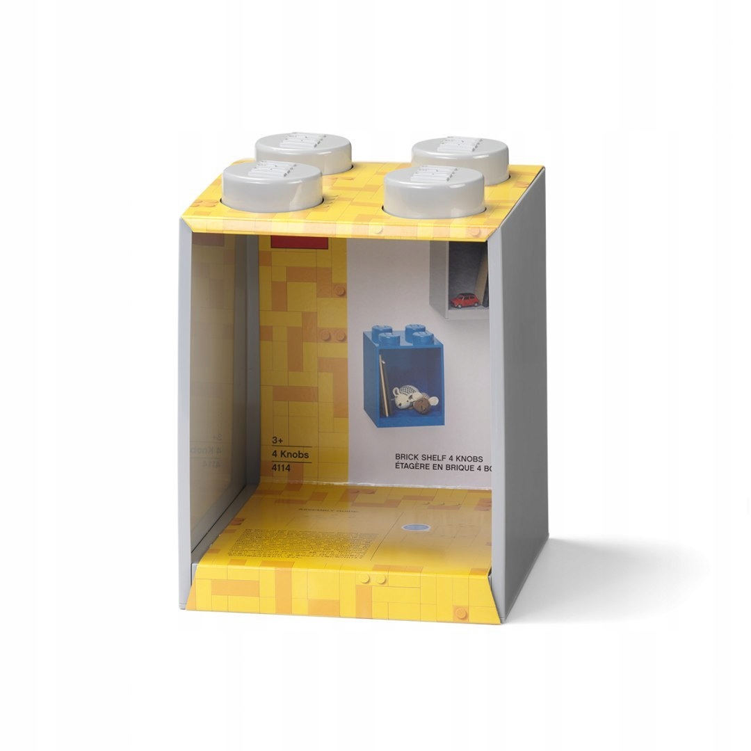 

Lego 41141740 Półka Brick 4 Szara