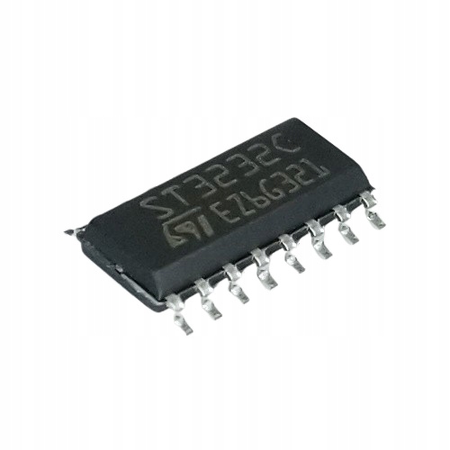 ST3232CDR dwa transceivery RS232, 3V, 400kbps, SO16, Stm