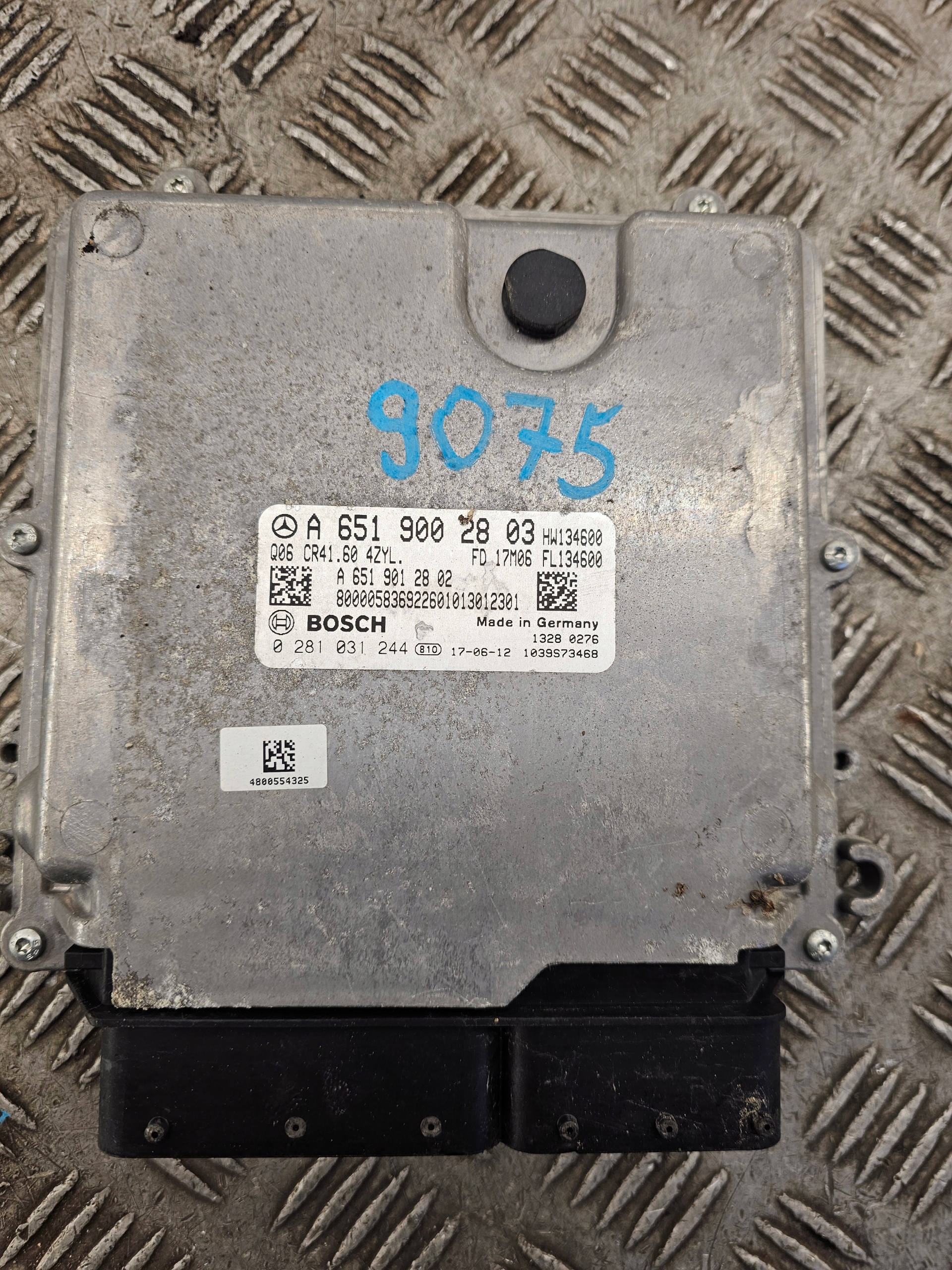 computer control unit of the engine MERCEDES VITO VIANO W447 A6519002803