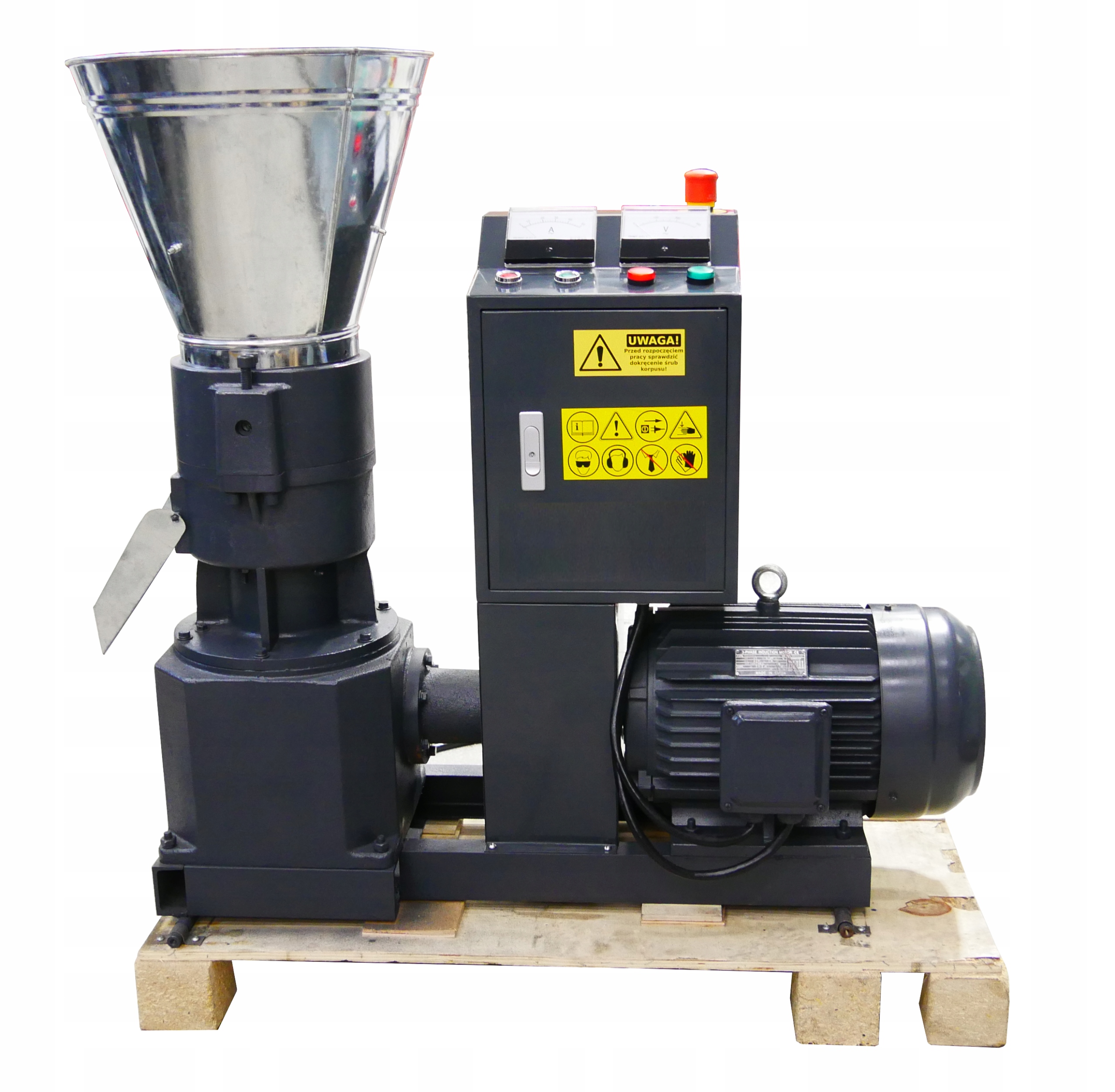 PELLECIARKA 7,5 KW DO 150 KG/H DO GOSPODARSTWA DOMOWEGO NA WŁASNY UŻYTEK Rodzaj brykieciarka elektryczna