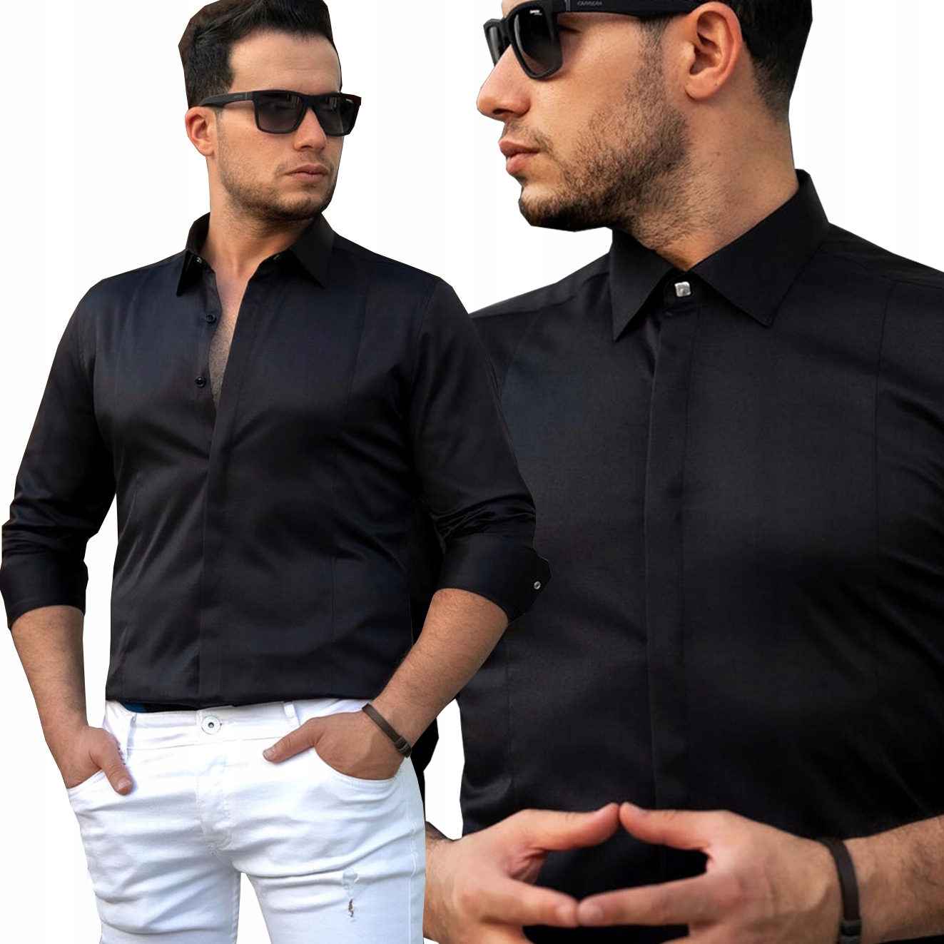 Pánská košile Elegantní Klasická Svatba Svaté Přijímání Ležérní Svatební Hostina