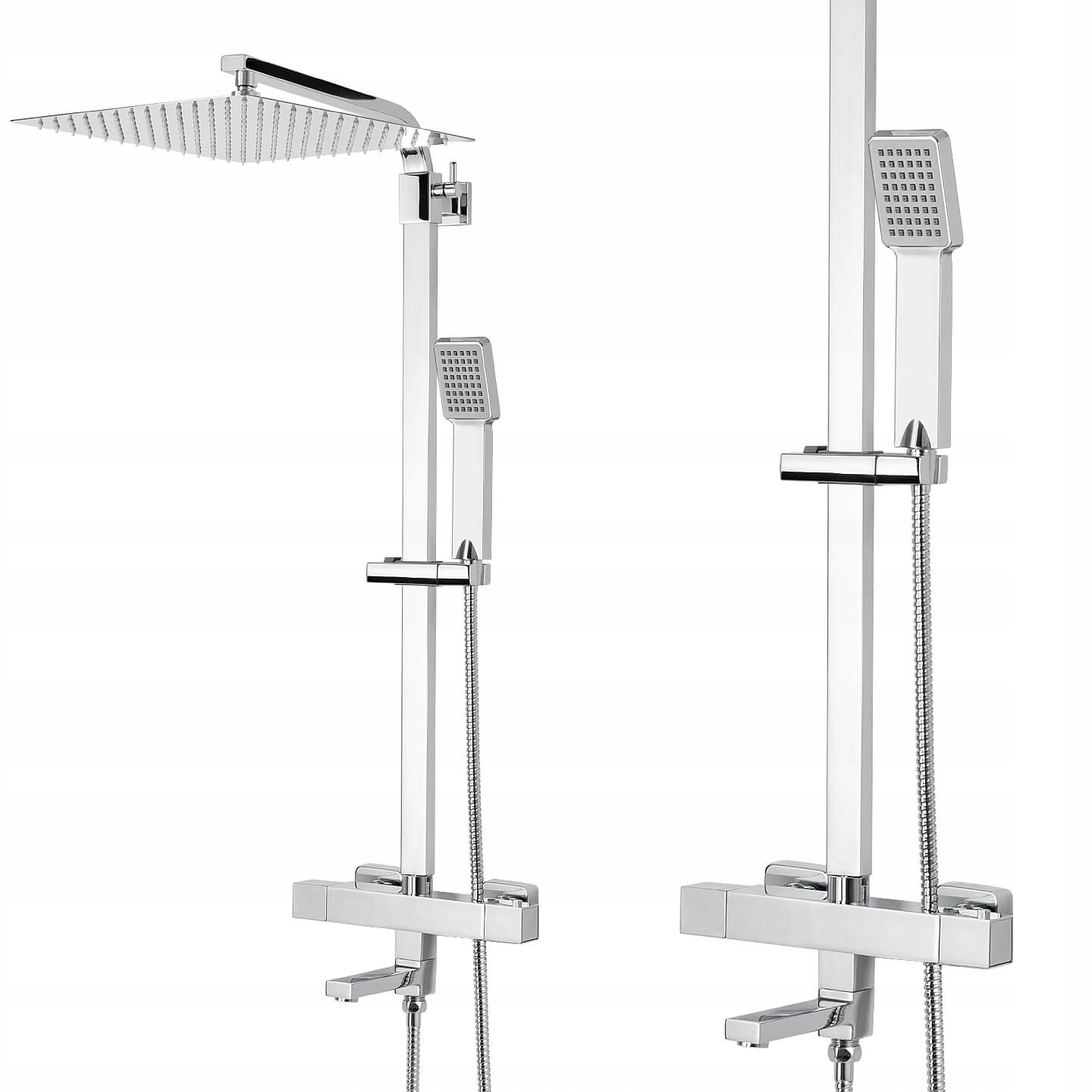 Sprchový Set S Termostatem A Sklápěcím Výtokem Do Vany