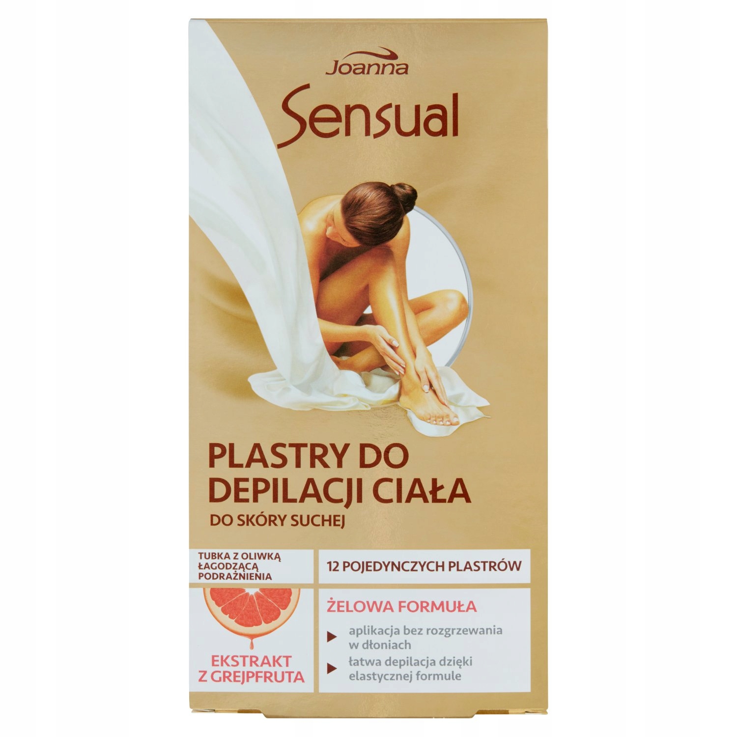 

Joanna Sensual plastry do depilacji ciała 12SZT