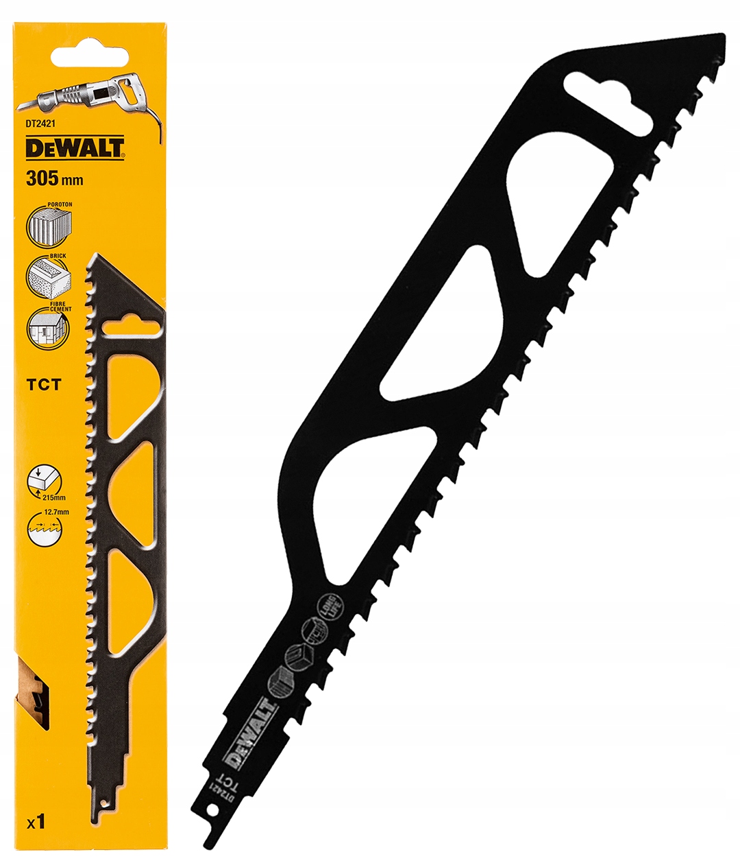

Brzeszczot 305mm do cegły Porothermu DeWALT DT2421