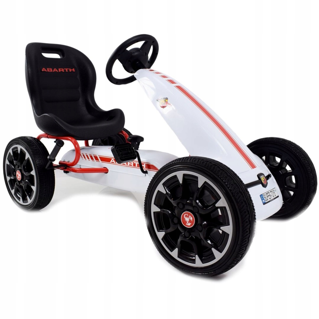Wielki Licencjonowany Gokart Fiat Abarth Koła Eva Jakość /PB9388A