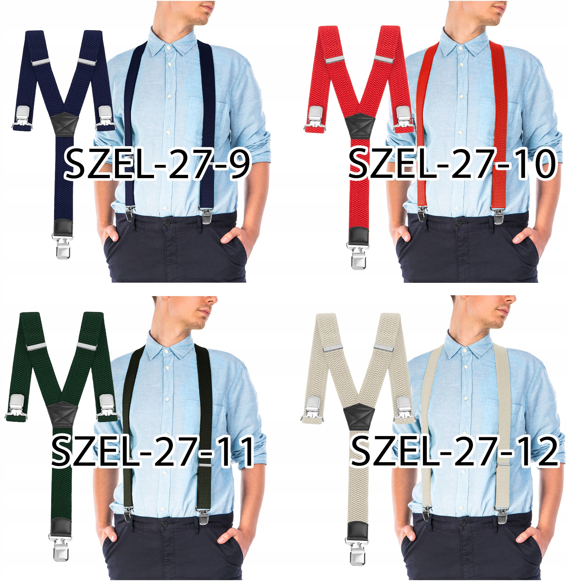 SZEROKIE SZELKI DO SPODNI NARCIARSKICH, SZEL-27-ZE Materiał dominujący guma