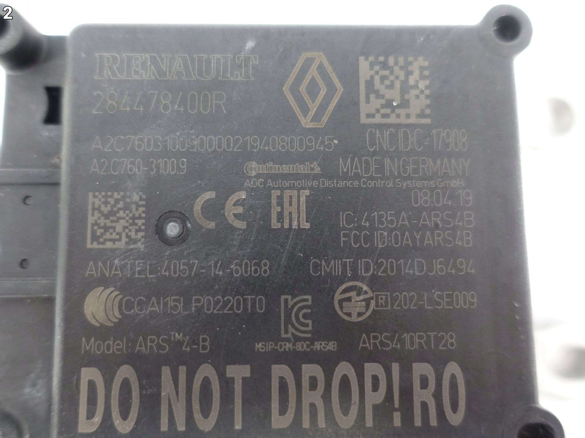 RENAULT CLIO V 5 19-23 RADAR SENSOR Sensor modul DISTRONIC vorne