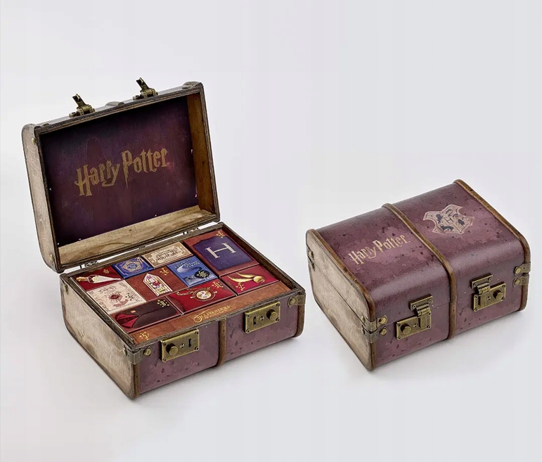 Адвент-календарь Harry Potter Hogwarts в виде сундучка, 24 украшения и аксессуара — фото 2