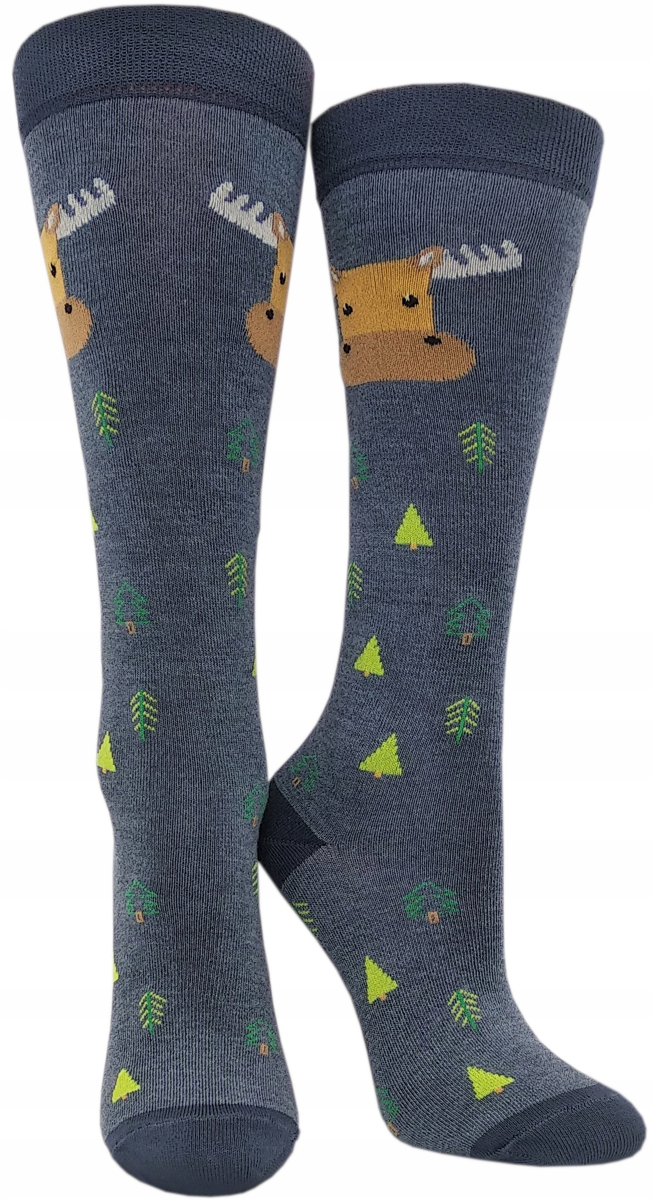 

Skarpety Podkolanówki Krebo Kolorowe Łosie 27-30