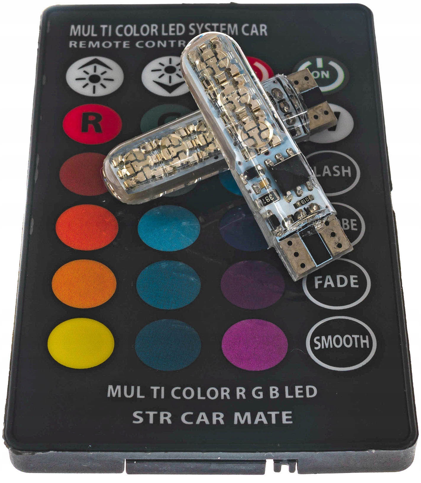 

Postojówki W5W Kolorwe Rgb Led