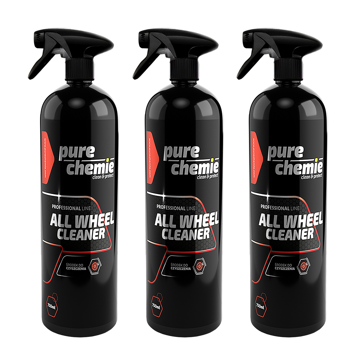 X3 Pure Chemie All Wheel Cleaner 750ml набор для c
