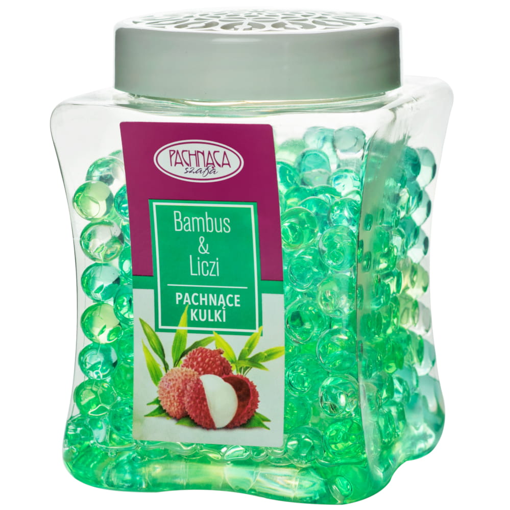 

Zapachowe kulki żelowe Pachnąca Szafa Bambus Liczi