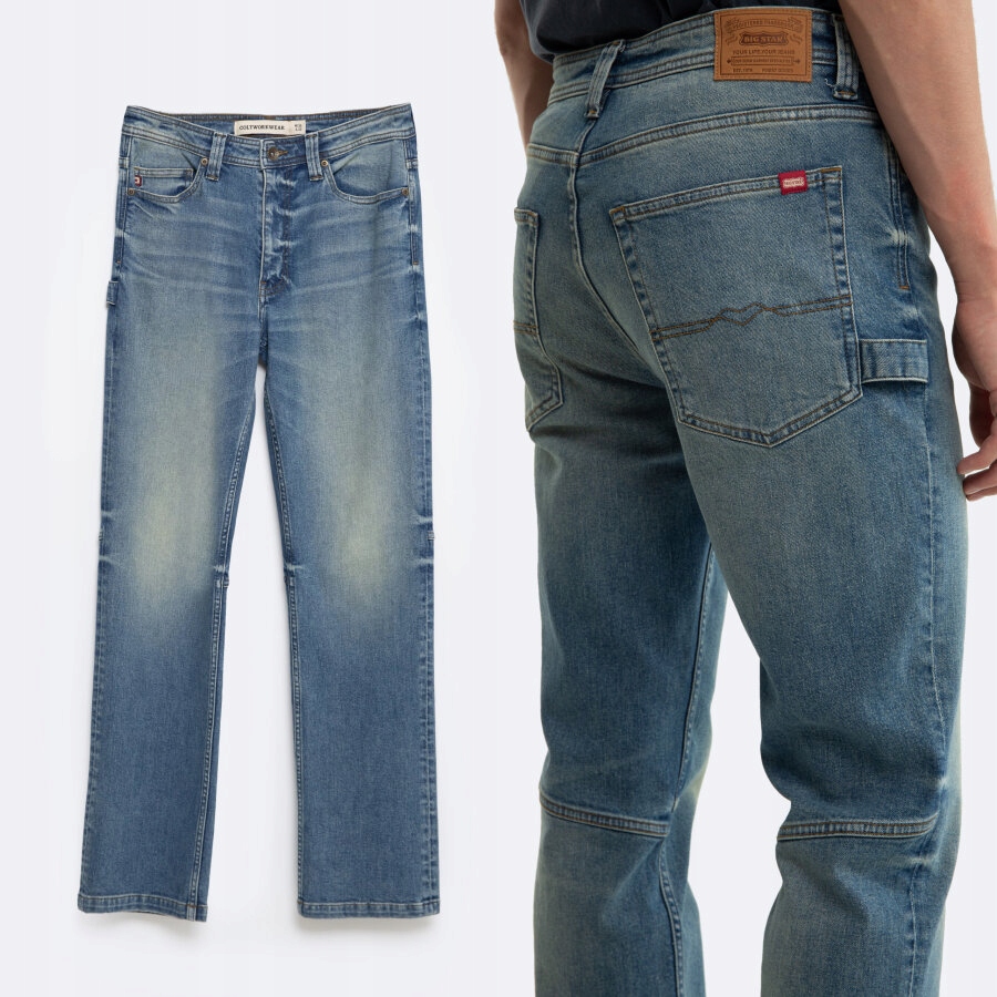 Big Star Pánské Džíny S Oděrkami Colt Workwear 374 W31 L30