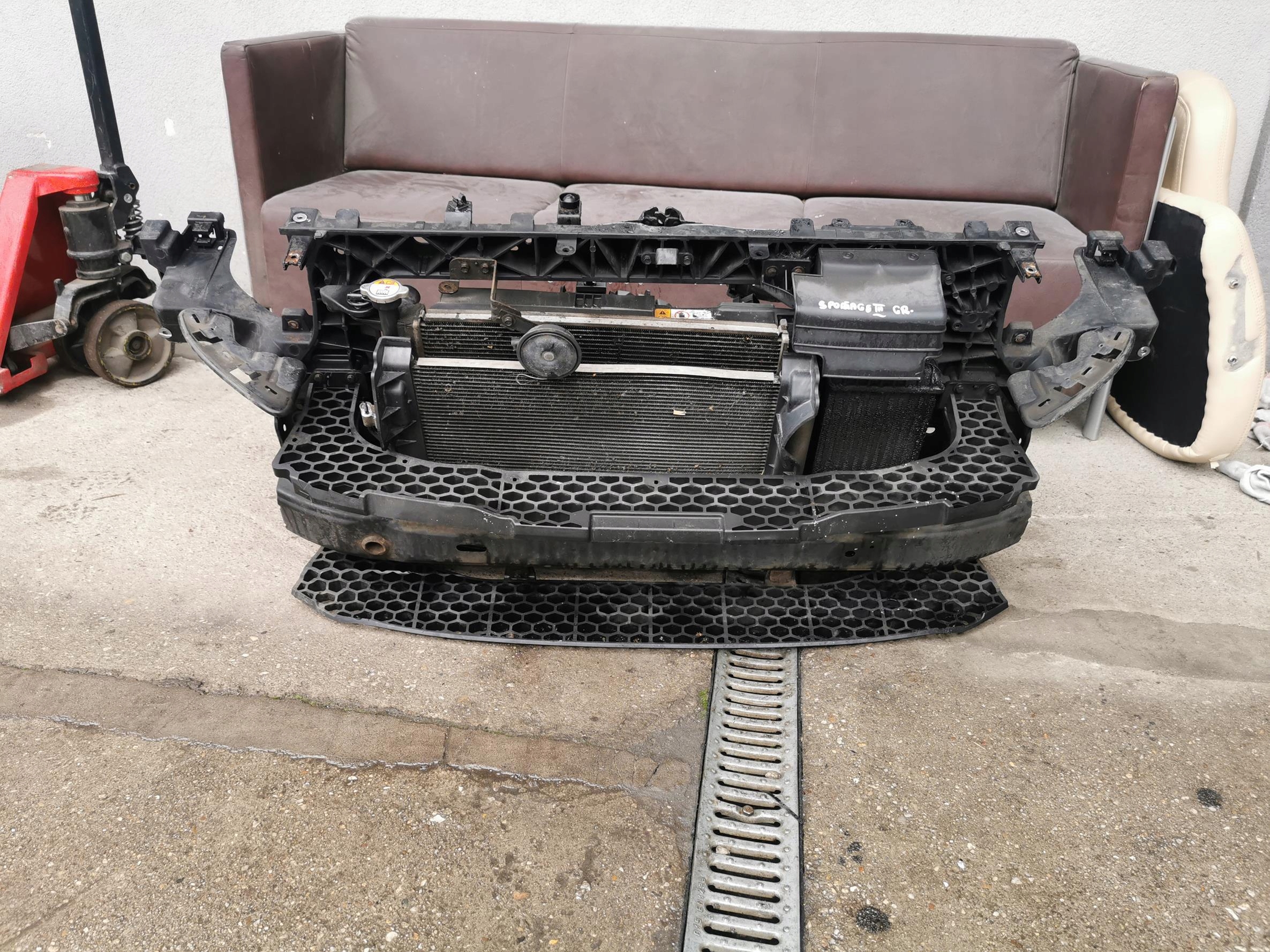 support panel for radiators complete KIA SPORTAGE III 1.7 CRDi