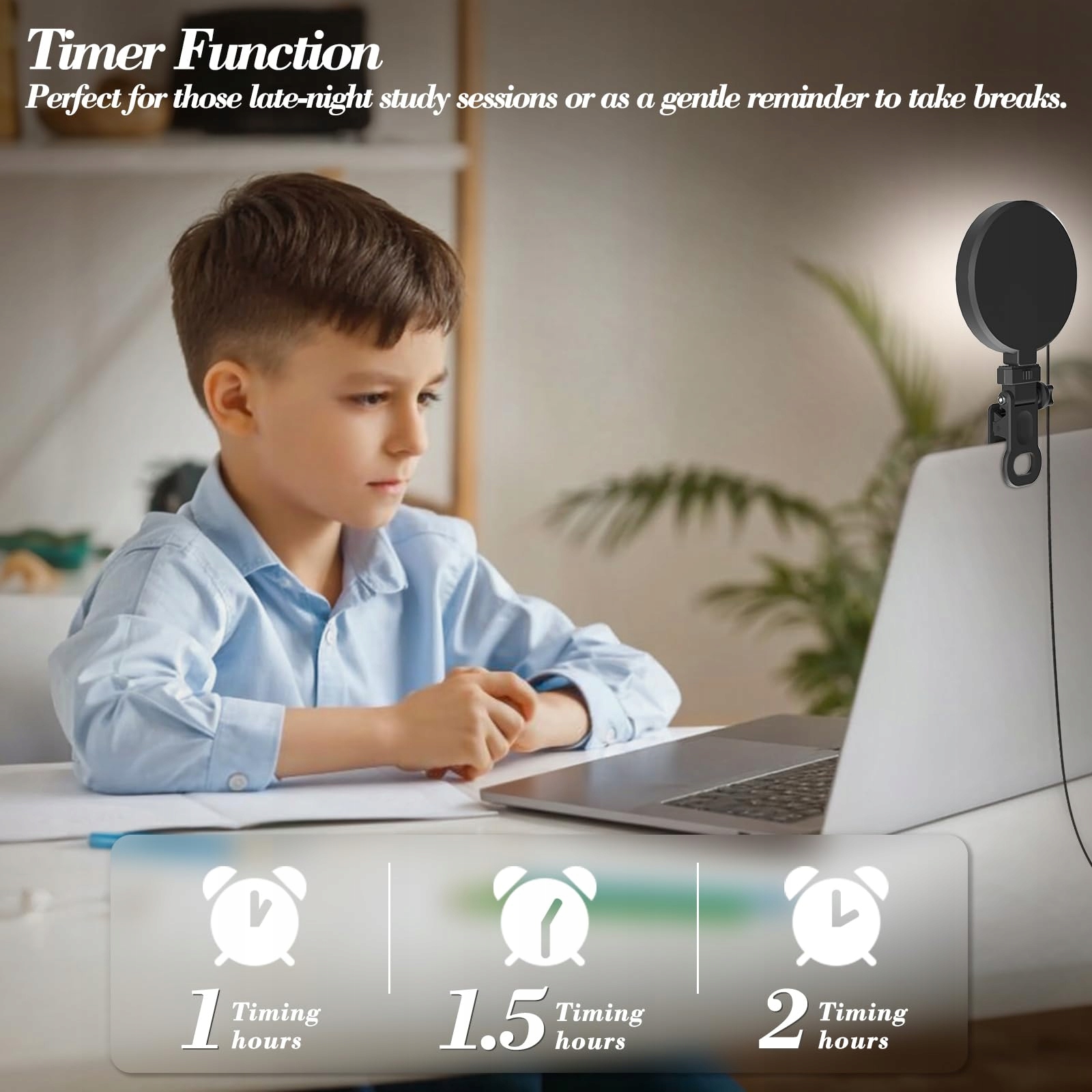 Mojimdo Lampa pierścieniowa LED do telefonu komórkowego i laptopa — miniatura 6
