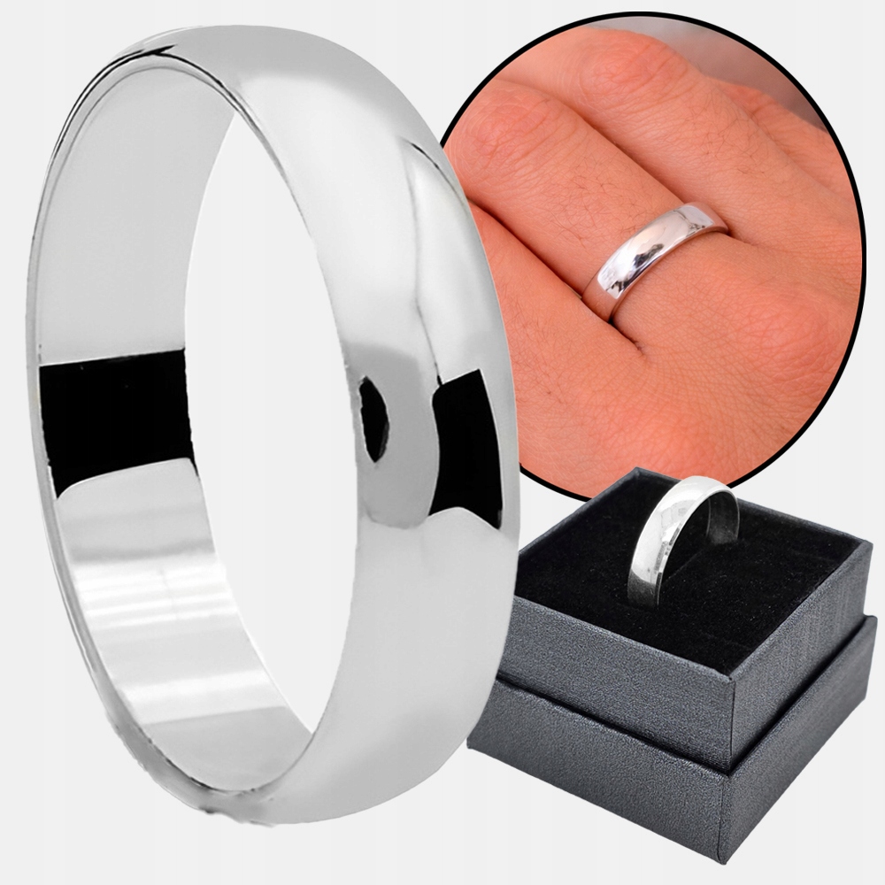 Pánský stříbrný prsten ryzost 925 Leštěný Prstýnek šířka 5 mm vel. 10