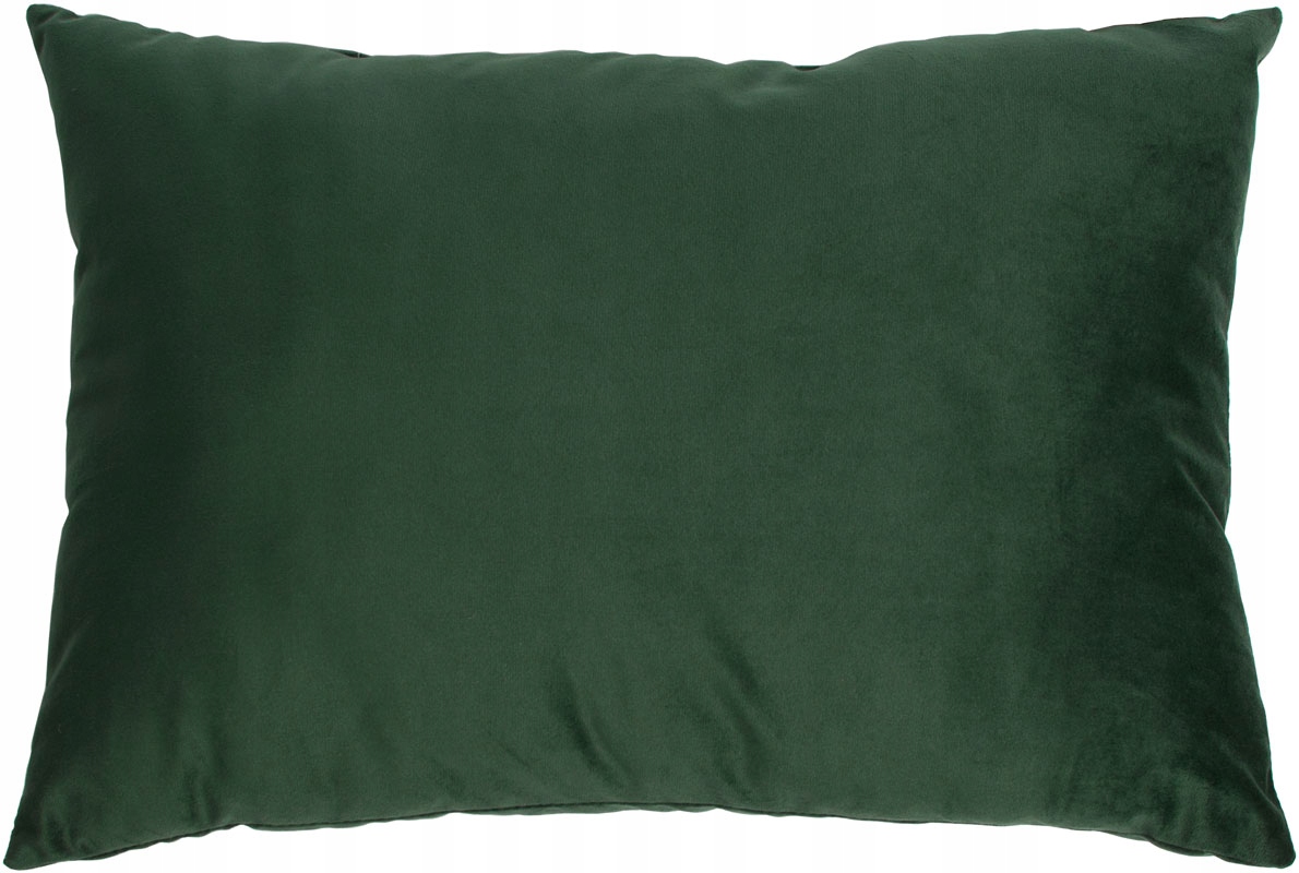 

Ozdobna poduszka prostokątna Nela welur zielony