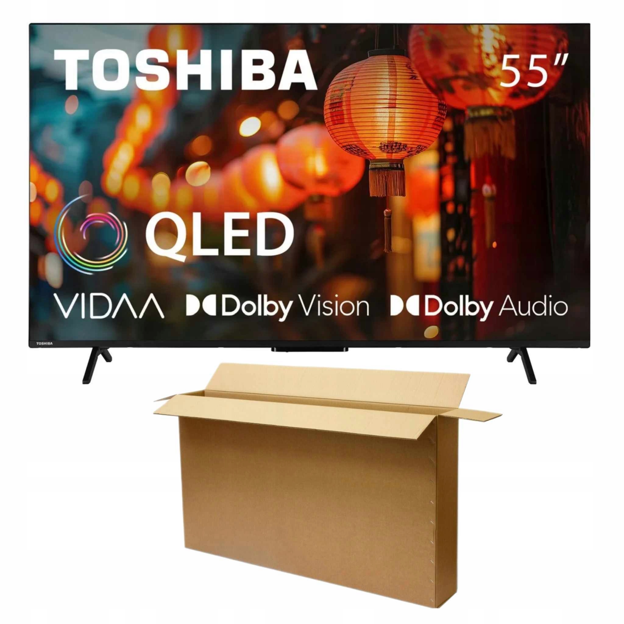 Telewizor Toshiba 55QV2463DG 55" Qled Uhd Vidaa Hdr Tuner DVB-T2 Smart Tv