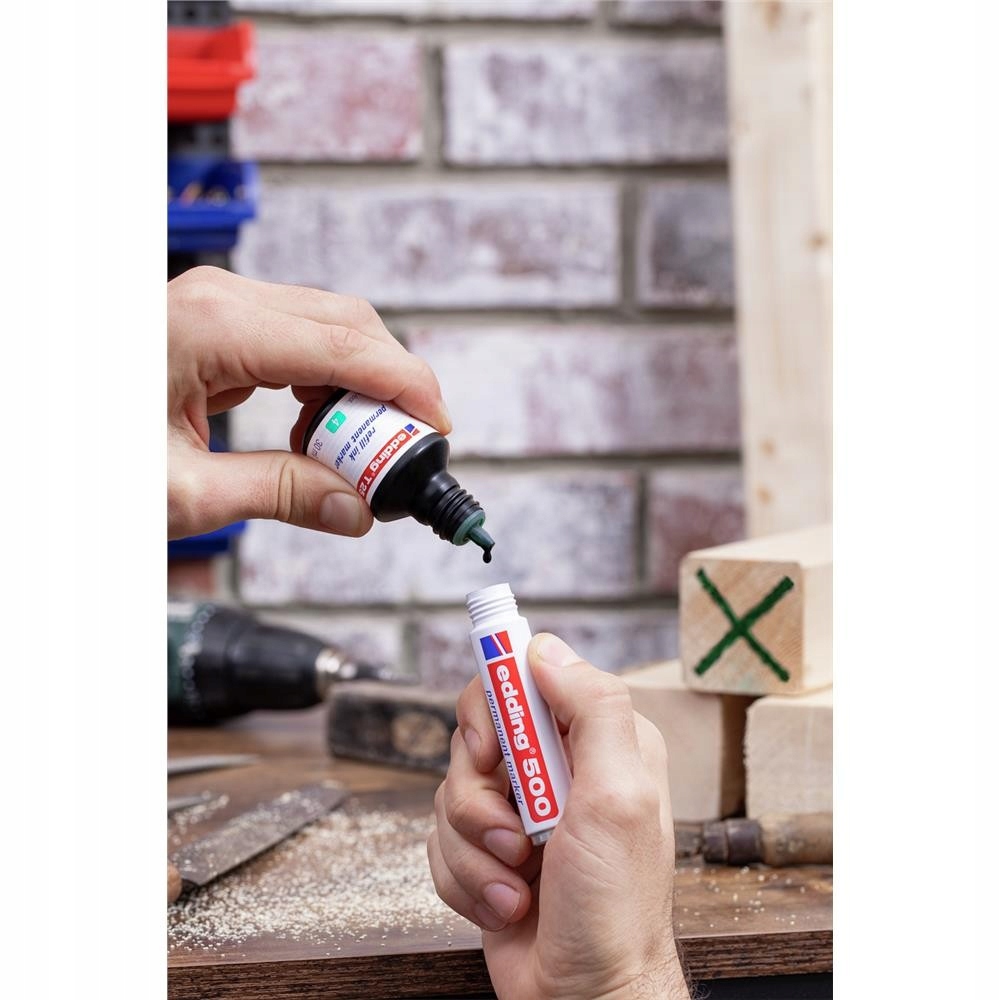 Tusz do markerów EDDING T25 30 ml niebieski EAN (GTIN) 4004764023882