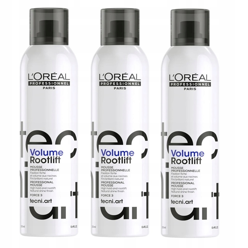 Loreal Volume Lift Spray-Mousse pěna 3x 250 ml objem od kořínků sada