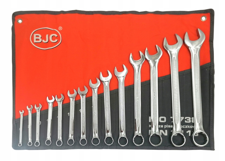 KLUCZE PŁASKIE PŁASKO OCZKOWE ZESTAW 14szt. 6-32MM Kod producenta M58135