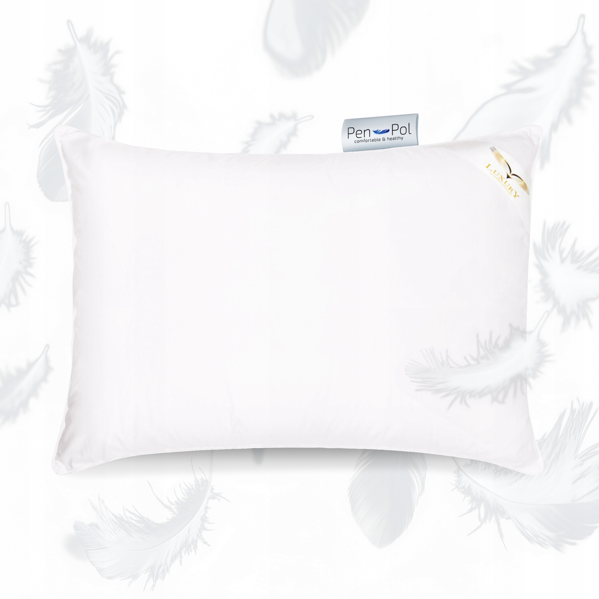 Páperová poduška na spanie Exclusive, 50x70, biela páperie 95% do spálne