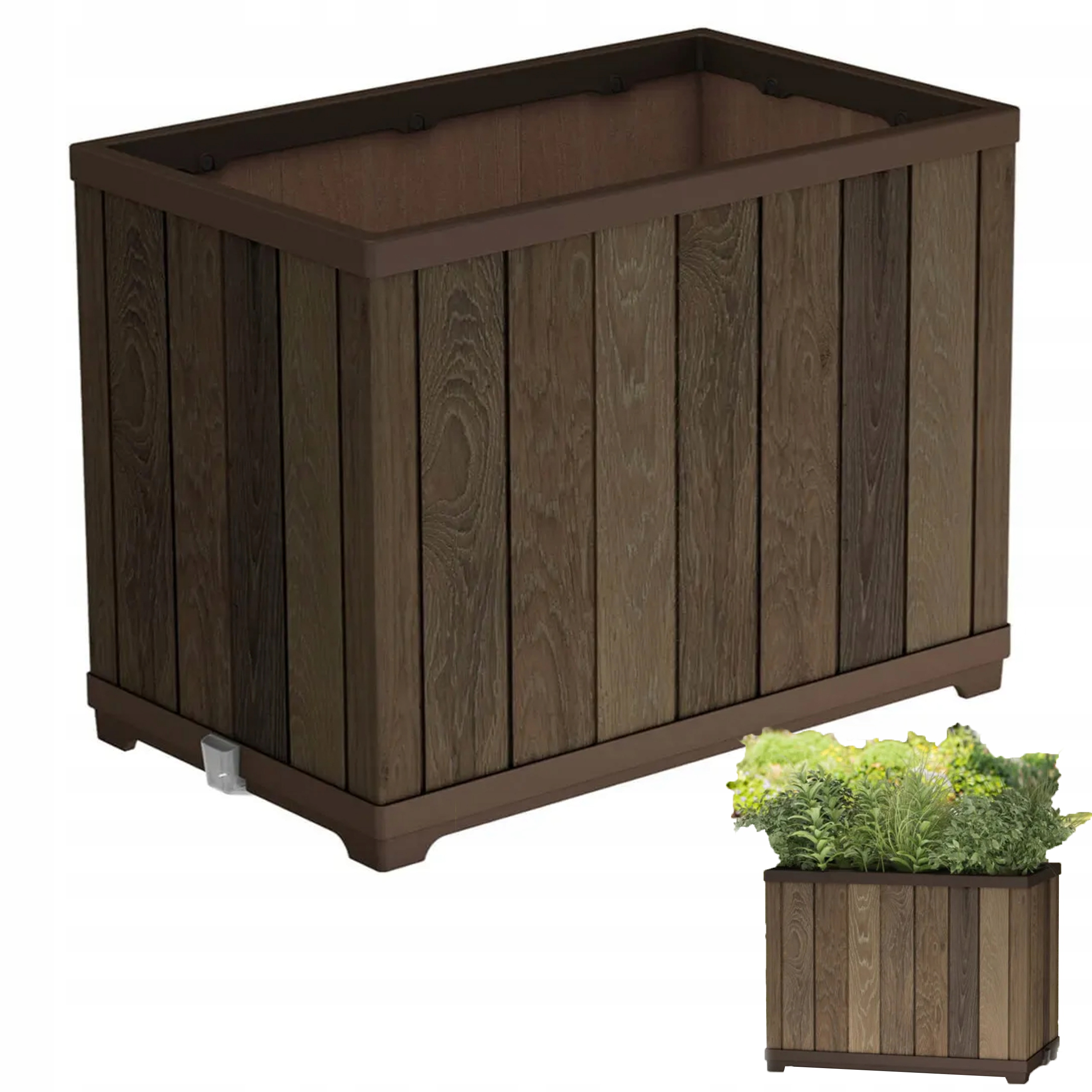 Kvetináč Záhradný na Kvety Rastliny Deco 45,5x76cm na Terasa Keter