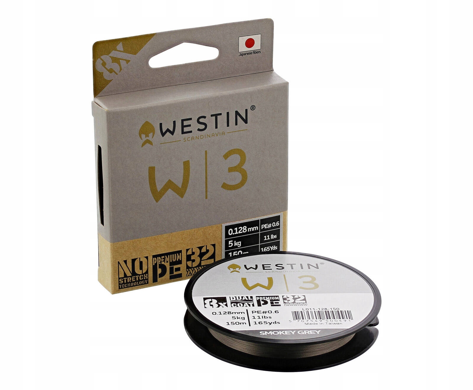 Plecionka Westin W3 8 Braid 0,165mm 150m
