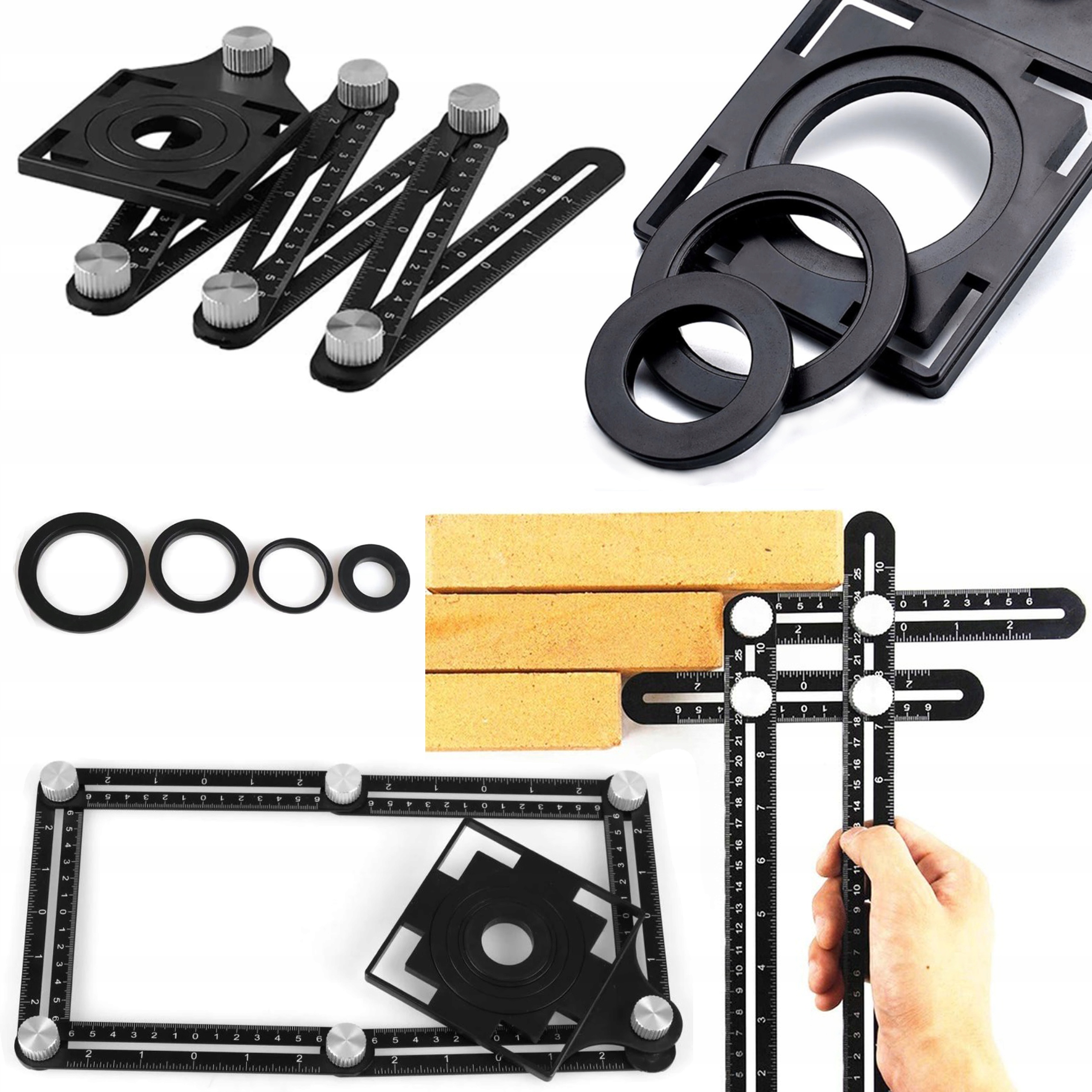 

Wzornik Kształtów Szablon Do Glazury Płytek Otwory