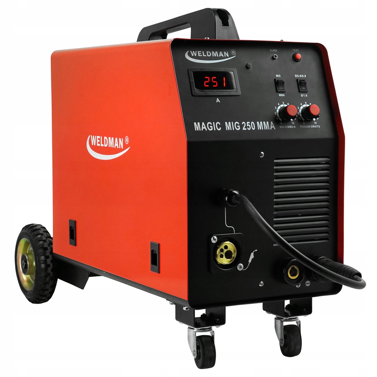 Spawarka MIGOMAT Weldman MIG 250 MMA MAG 4R Metody spawania MIG/MAG MMA