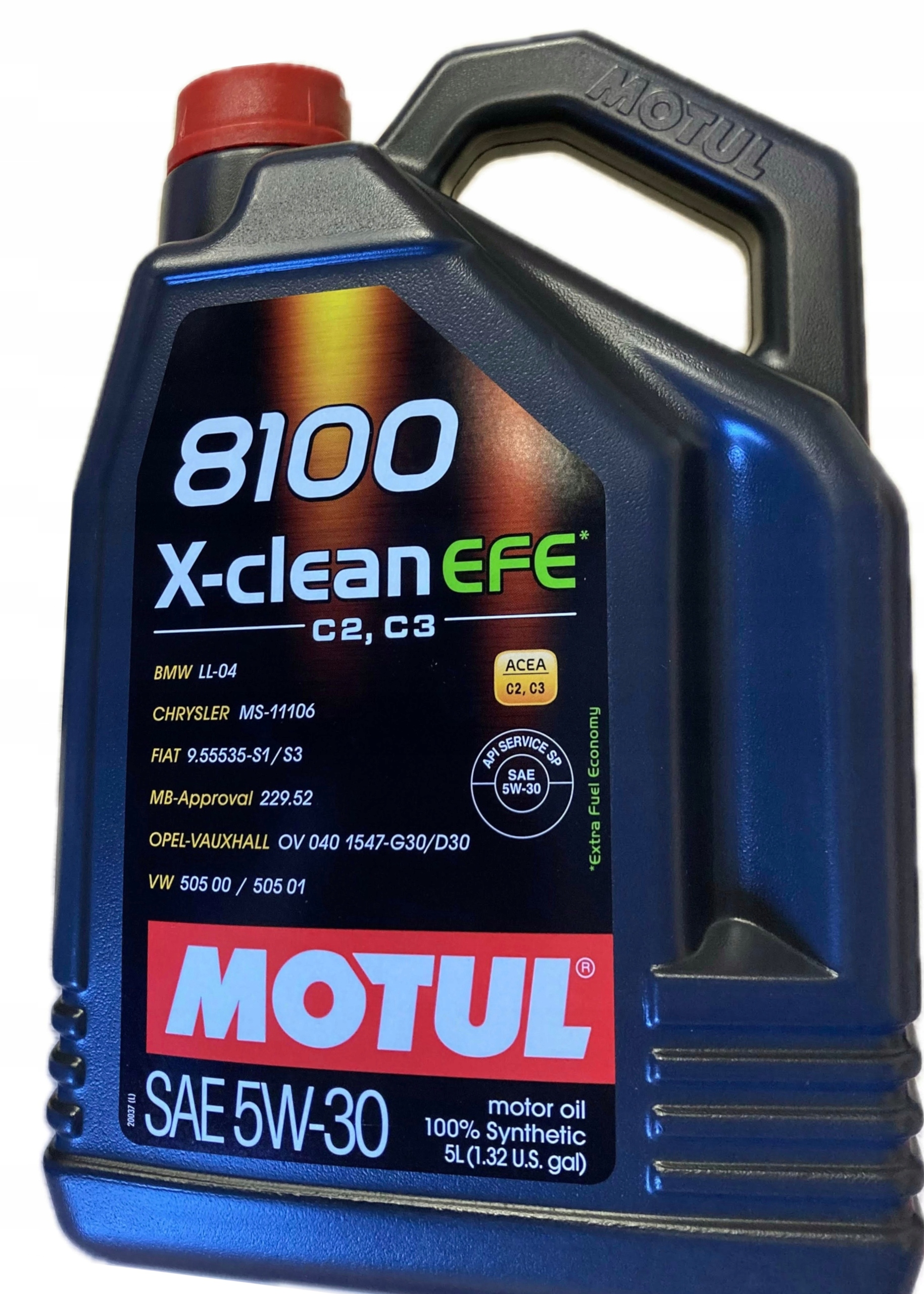 Motul 8100 X-Clean Efe C2/C3 5W30 5L 505.01