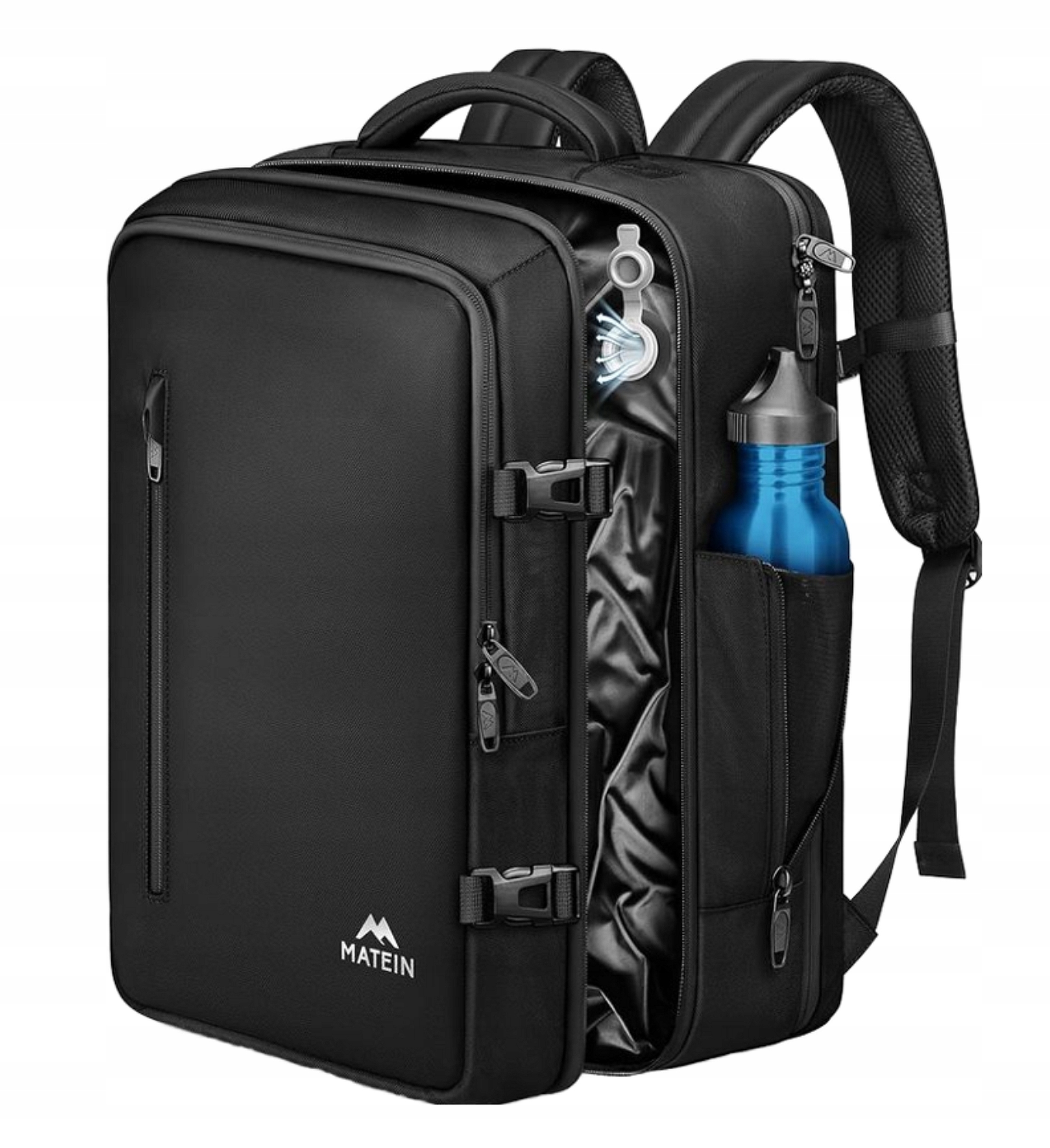Plecak Podróżny Matein z Kompresją Próżniową – Wodoodporny Laptop 17"